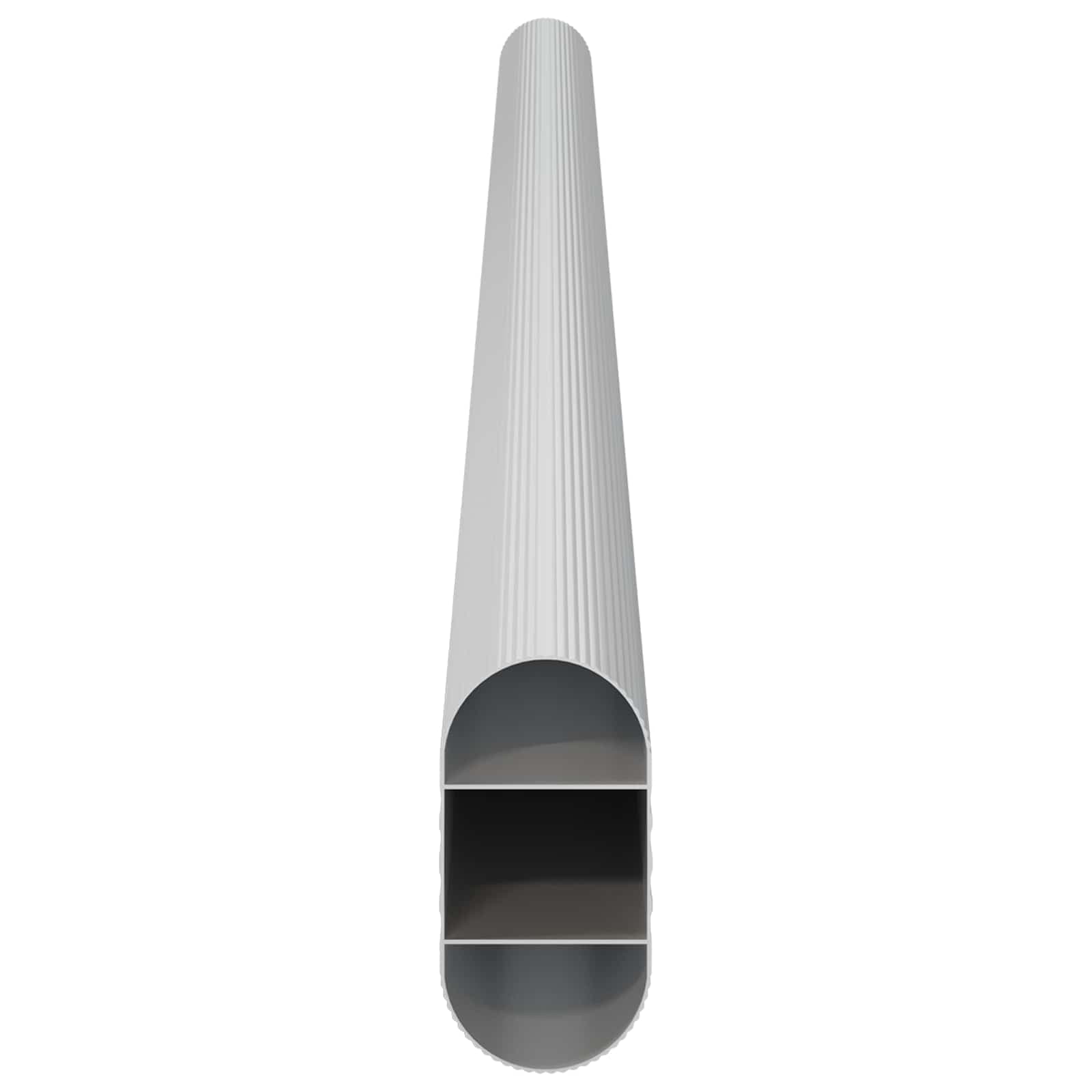 vidaXL Klädstång 12 st Silver 371,5 x 15 x 29 mm Aluminiumlegering