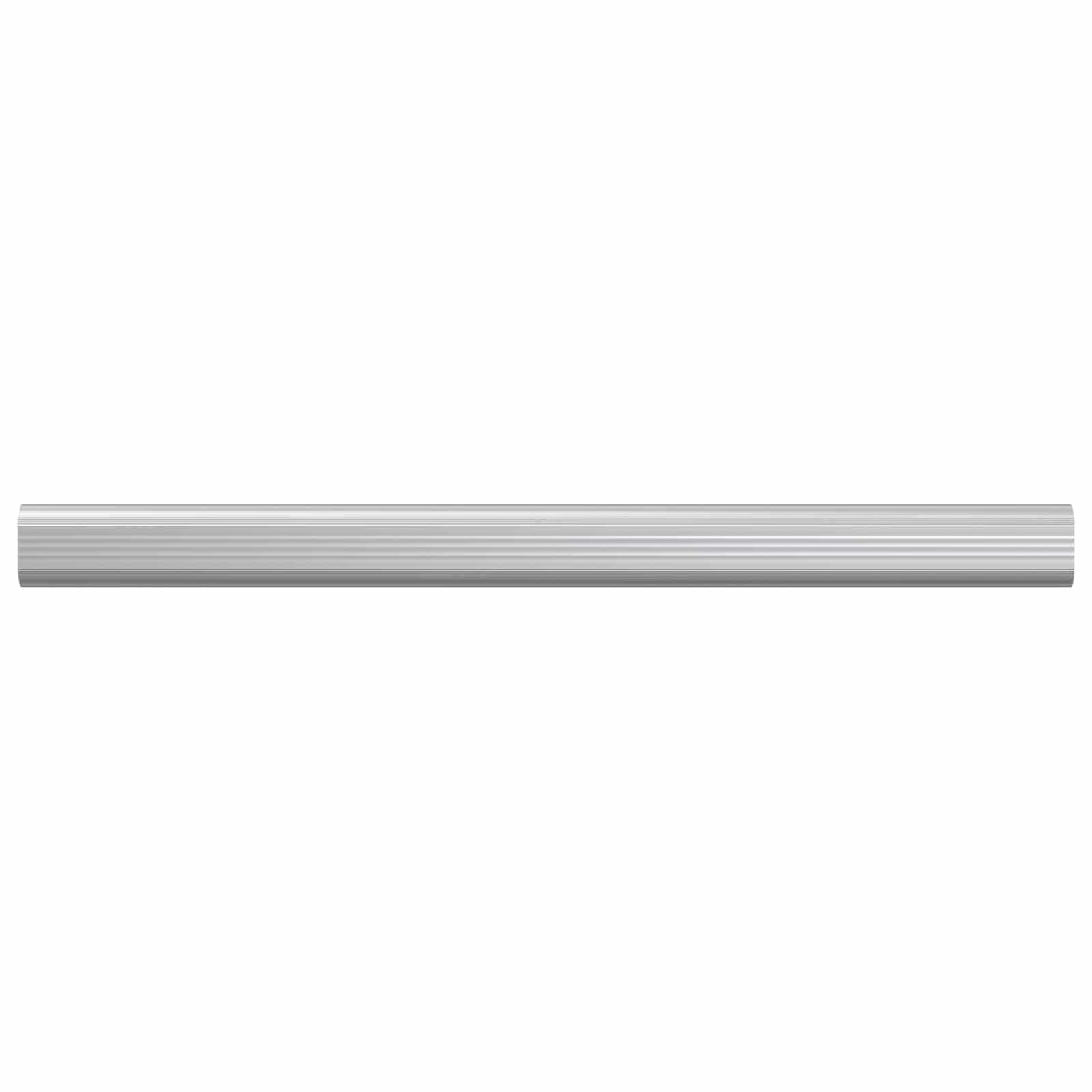 vidaXL Klädstång 2 st Silver 372 x 15 x 29 mm Aluminiumlegering