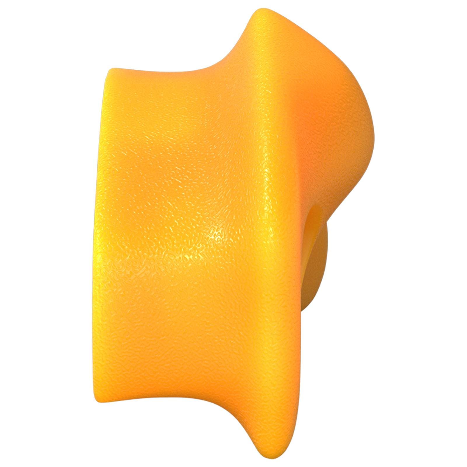 vidaXL Klätterhandtag 2 st Gul 100 x 67 x 43 mm PP