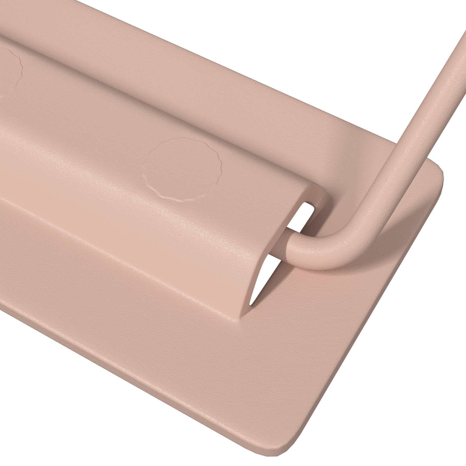 vidaXL Skåpshandtag 2 st Rosa 85 x 45 mm Metall