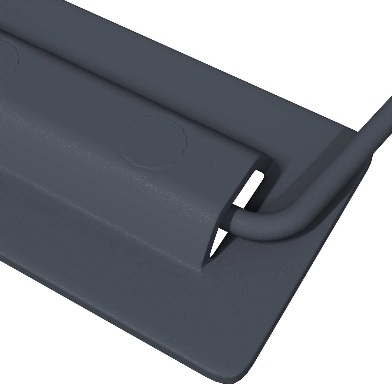 vidaXL Skåpshandtag 2 st Antracit 85 x 45 mm Metall
