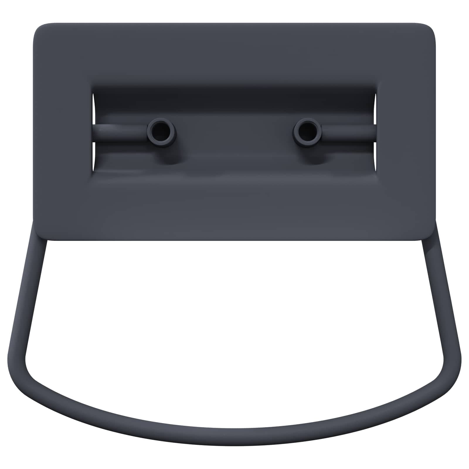 vidaXL Skåpshandtag 2 st Antracit 85 x 45 mm Metall