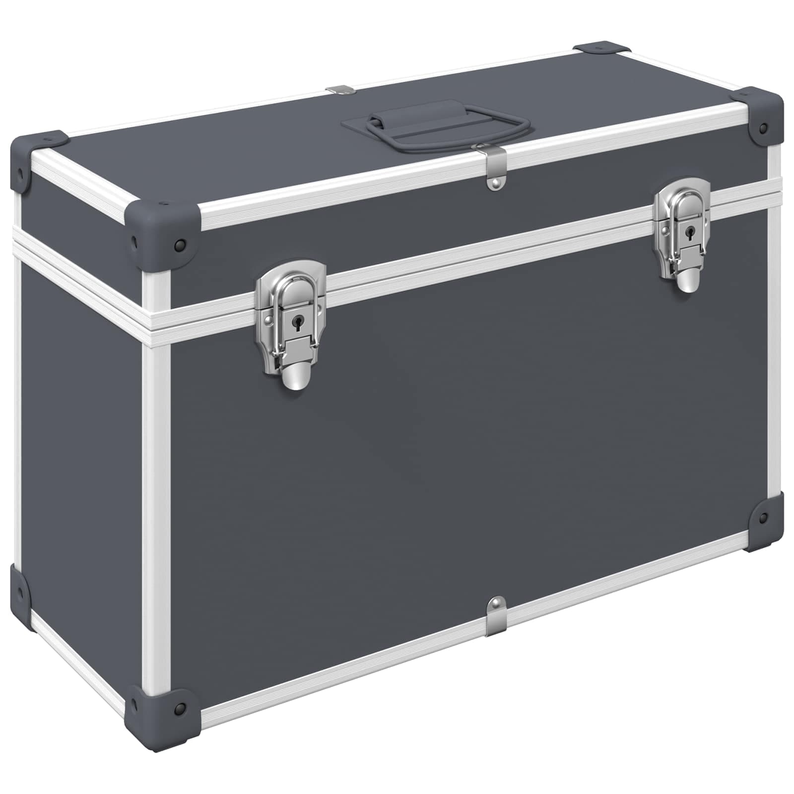 vidaXL Skåpshandtag 2 st Antracit 85 x 45 mm Metall