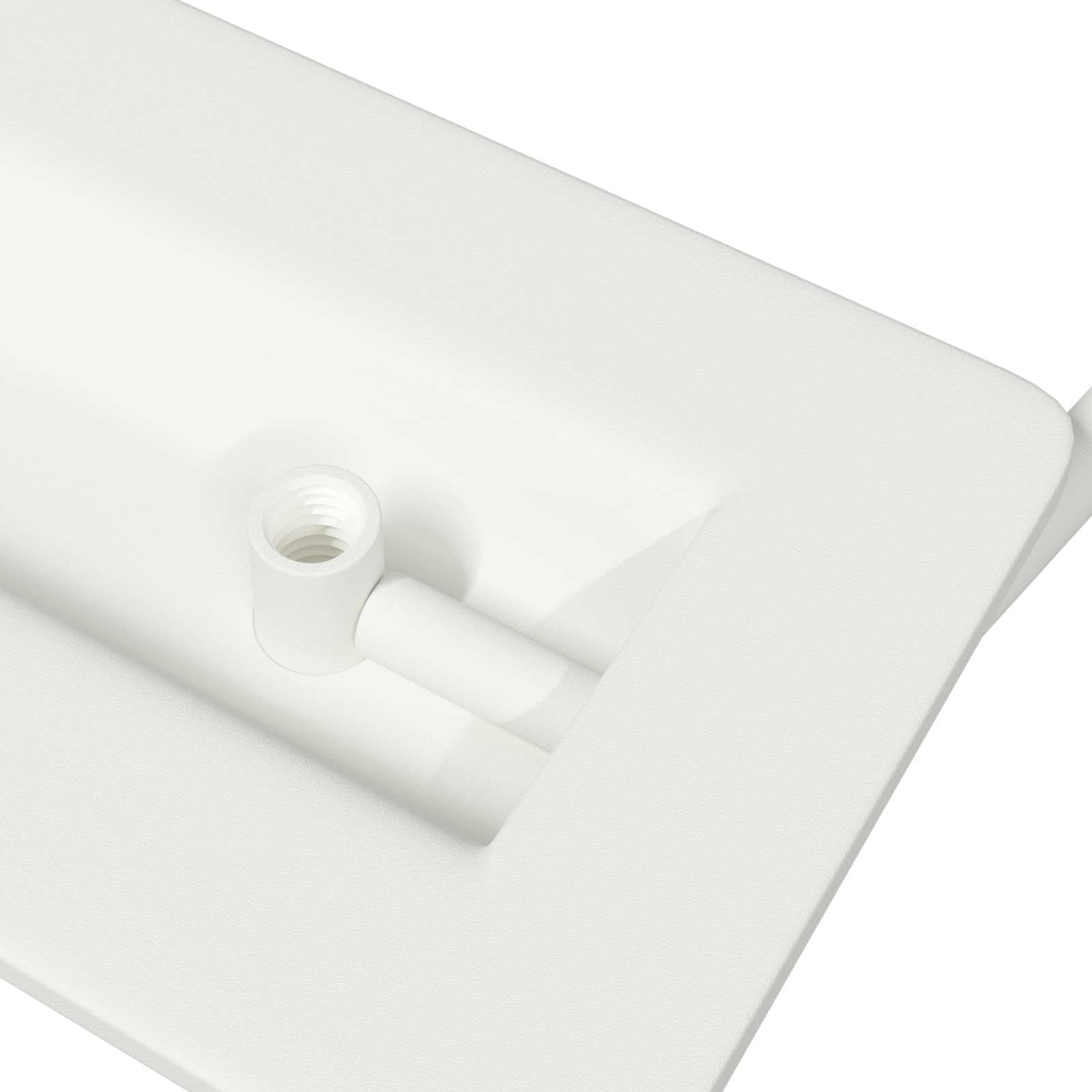 vidaXL Skåpshandtag 12 st Vit 85 x 45 mm Metall
