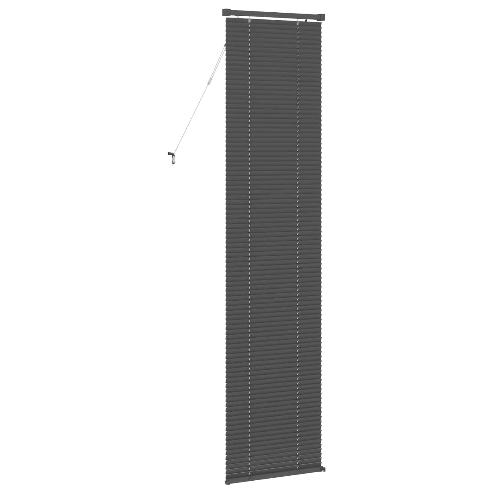 vidaXL Persienn Silvergrå 213 x 50 cm 25 mm PVC