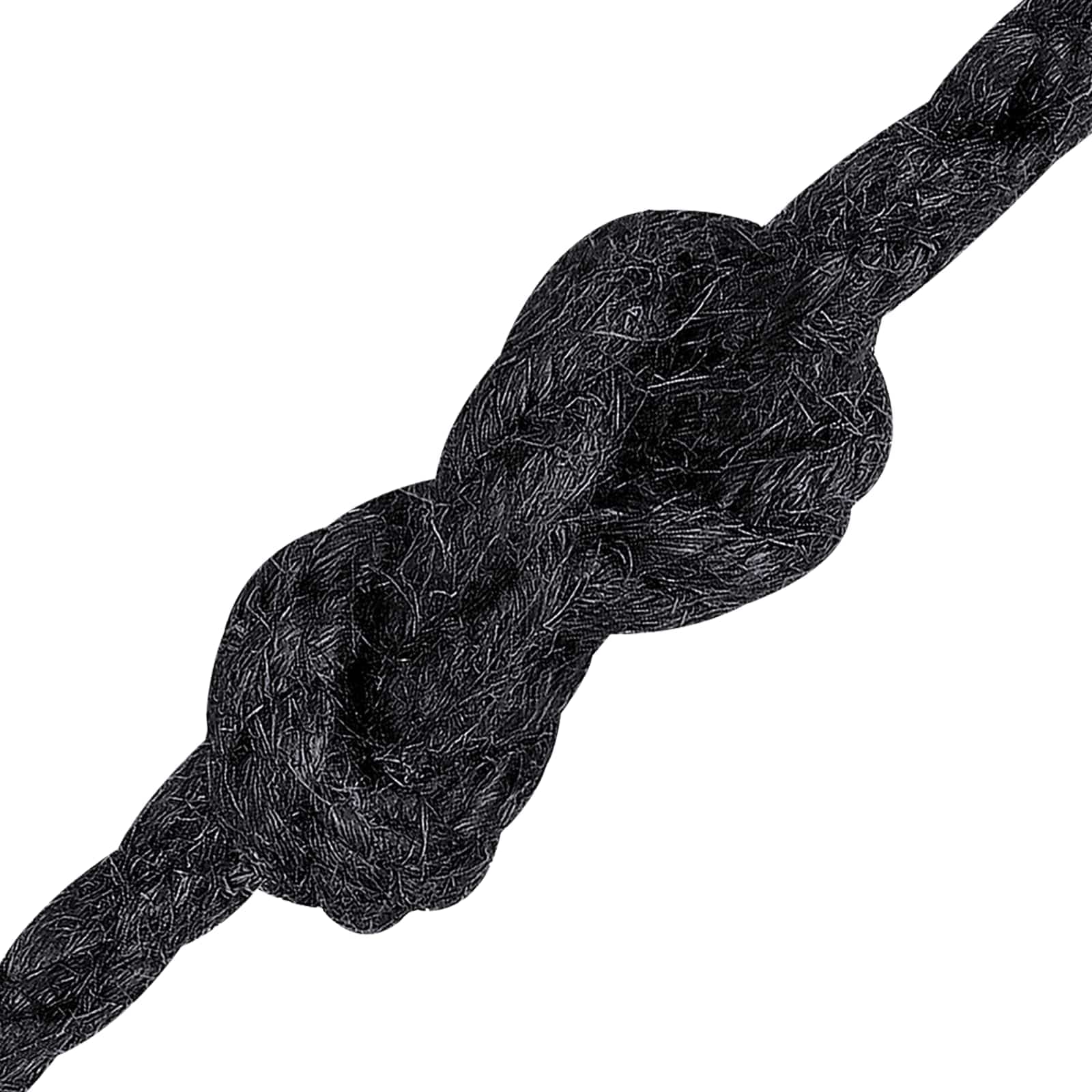 vidaXL Juterep 60 mm 100 m Svart 100% Tossa jute