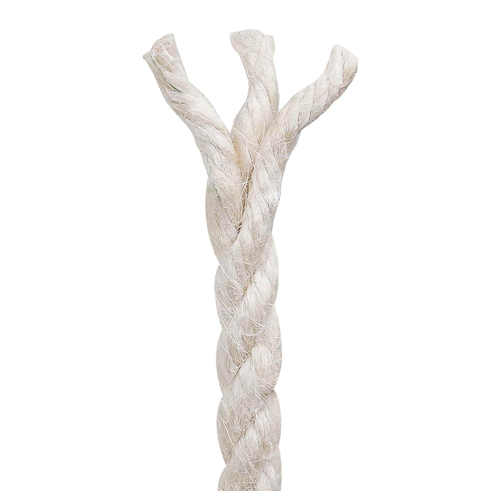 vidaXL Juterep 80 mm 50 m Vit 100% Tossa jute