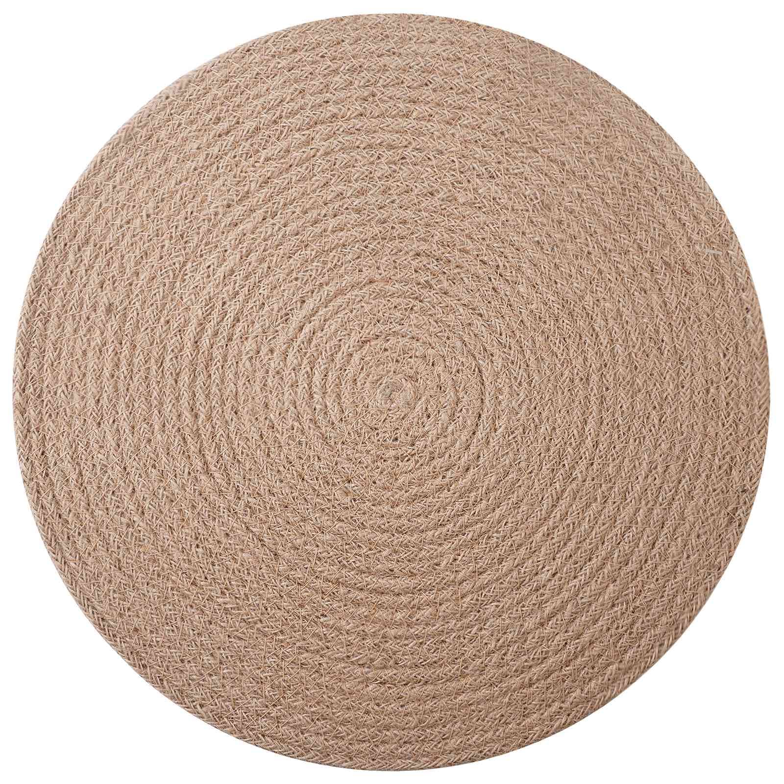 vidaXL Jute Placemats 4 st Naturlig 100% Tossa Jute