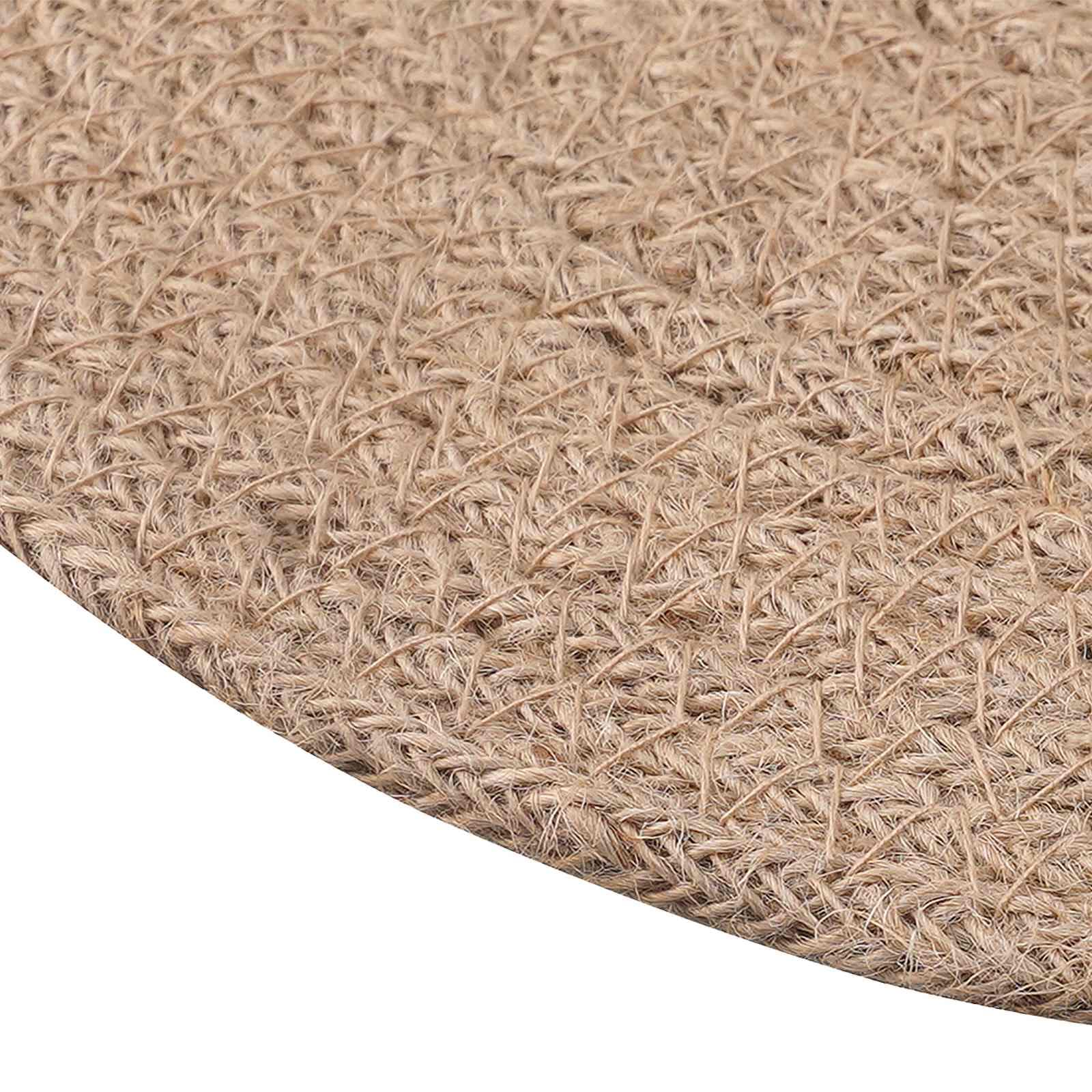 vidaXL Jute Placemats 6 st Naturlig 100% Tossa Jute