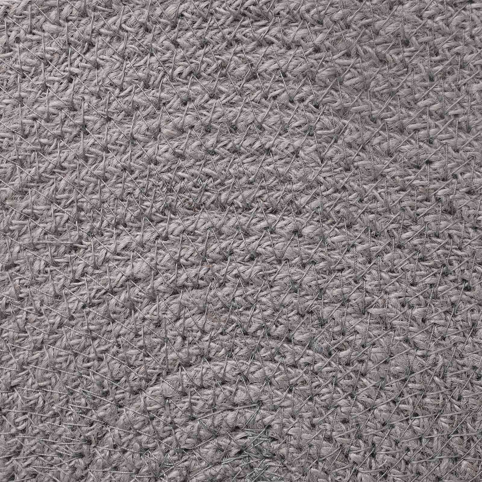 vidaXL Jute Placemats 6 st Grå 100% Tossa Jute
