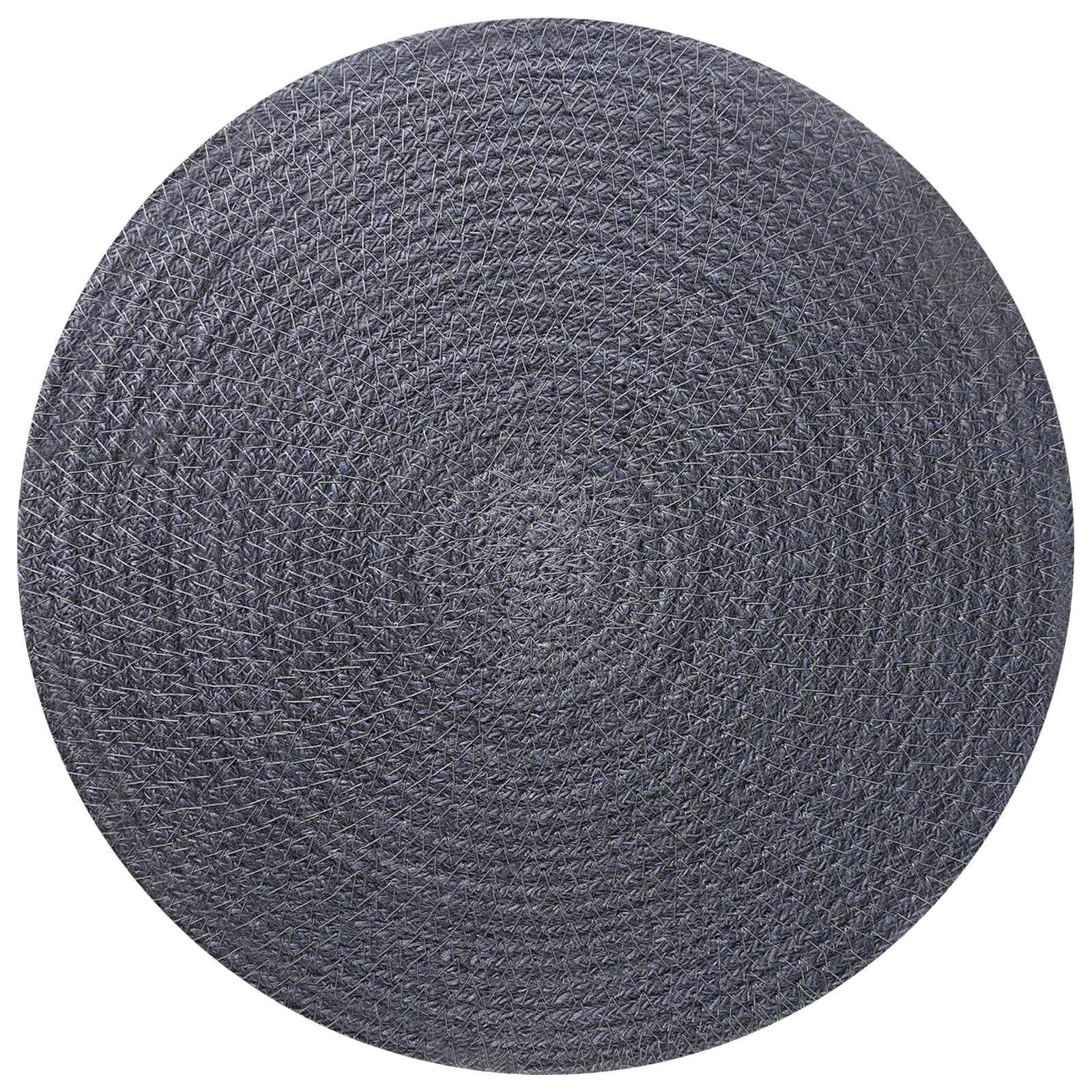vidaXL Jute Placemats 4 st Mörkgrå 100% Tossa Jute
