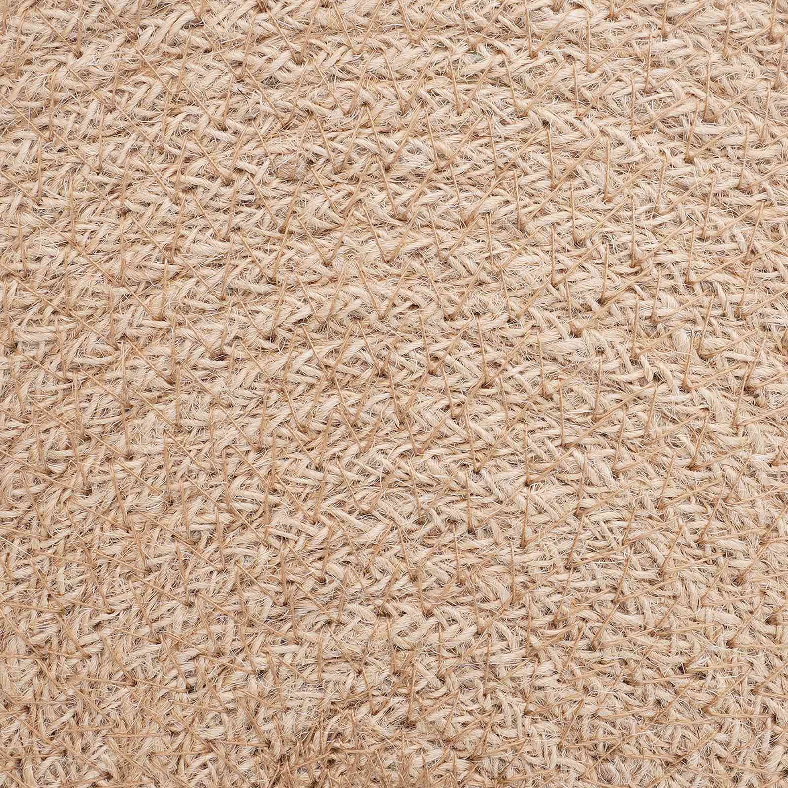 vidaXL Jute Placemats 4 st Naturlig och svart 100% Tossa Jute