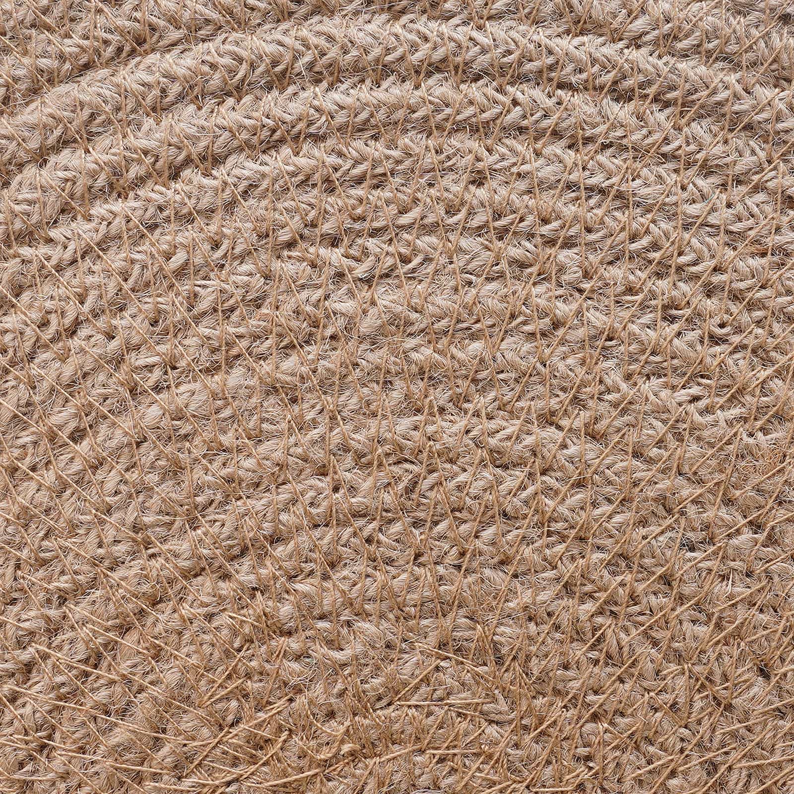 vidaXL Jute Placemats 6 st Naturlig och vit 100% Tossa Jute