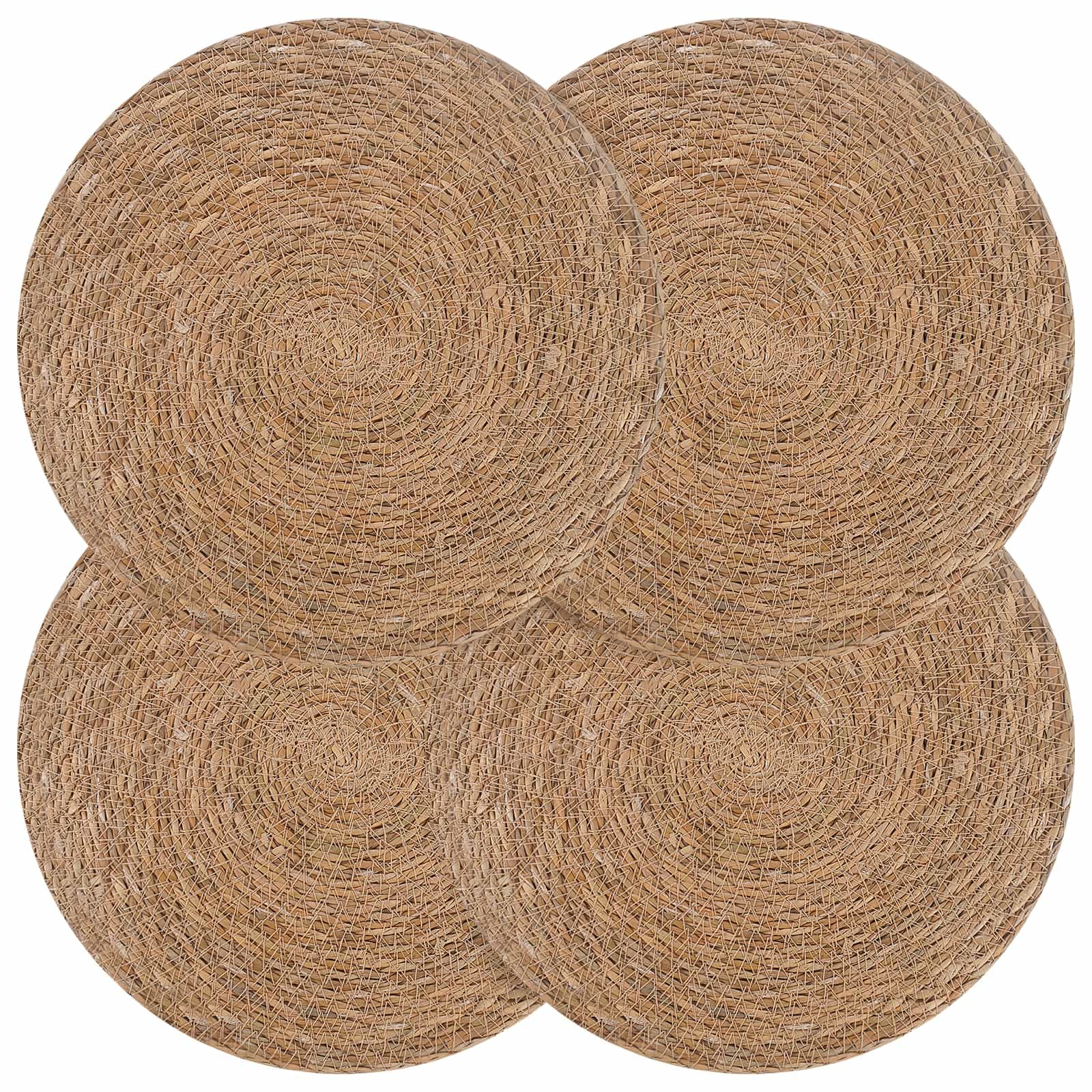 vidaXL Sjöhavsnätställen 4 st Naturlig 100% Sjögräs