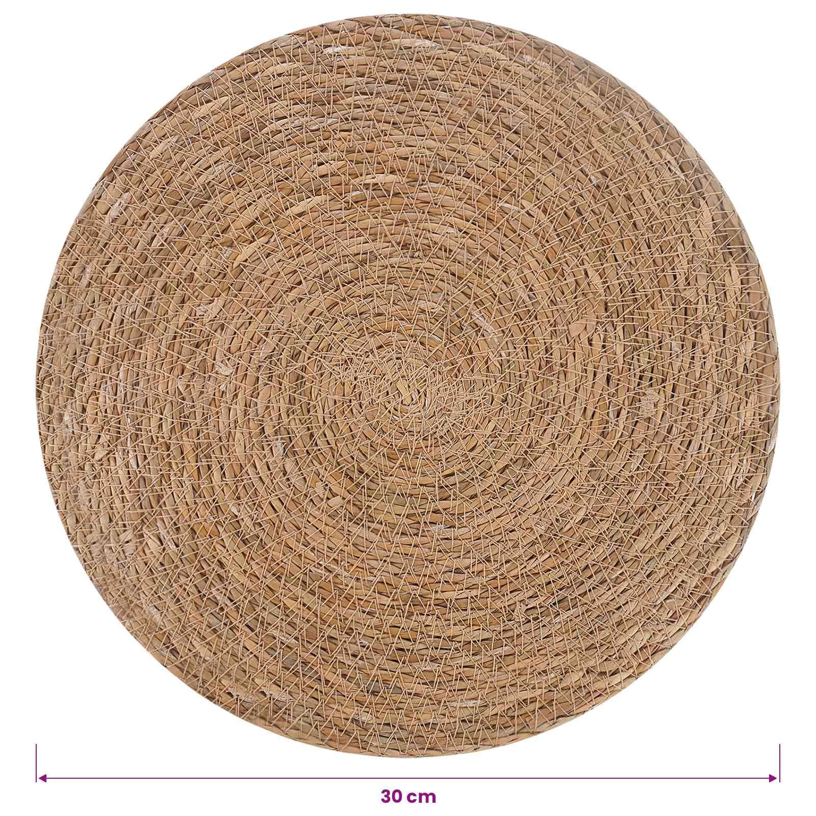 vidaXL Sjöhavsnätställen 6 st Naturlig 100% Sjögräs