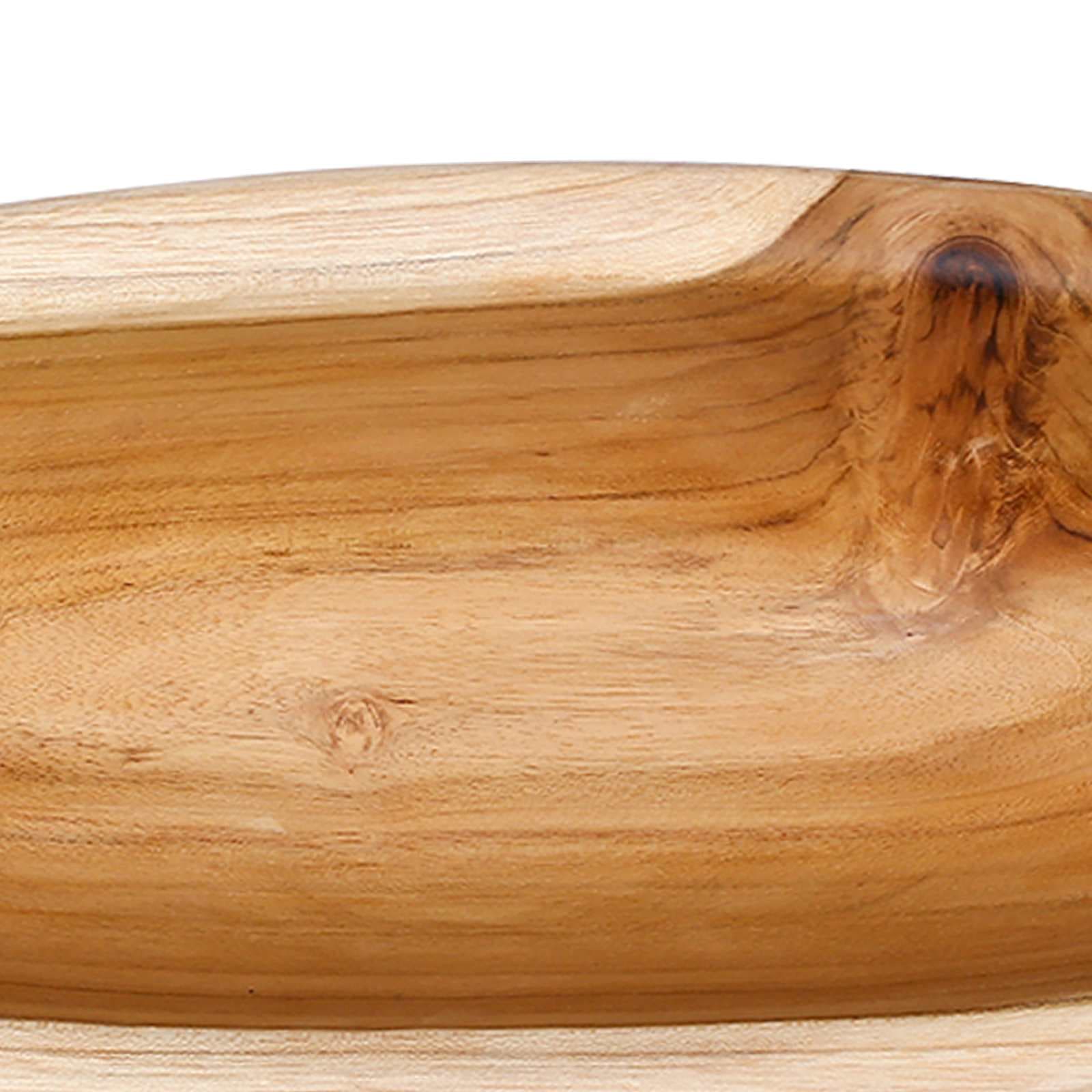 vidaXL Fruit Bowl JEPARA Teak Brown 46 x 16 x 11 cm