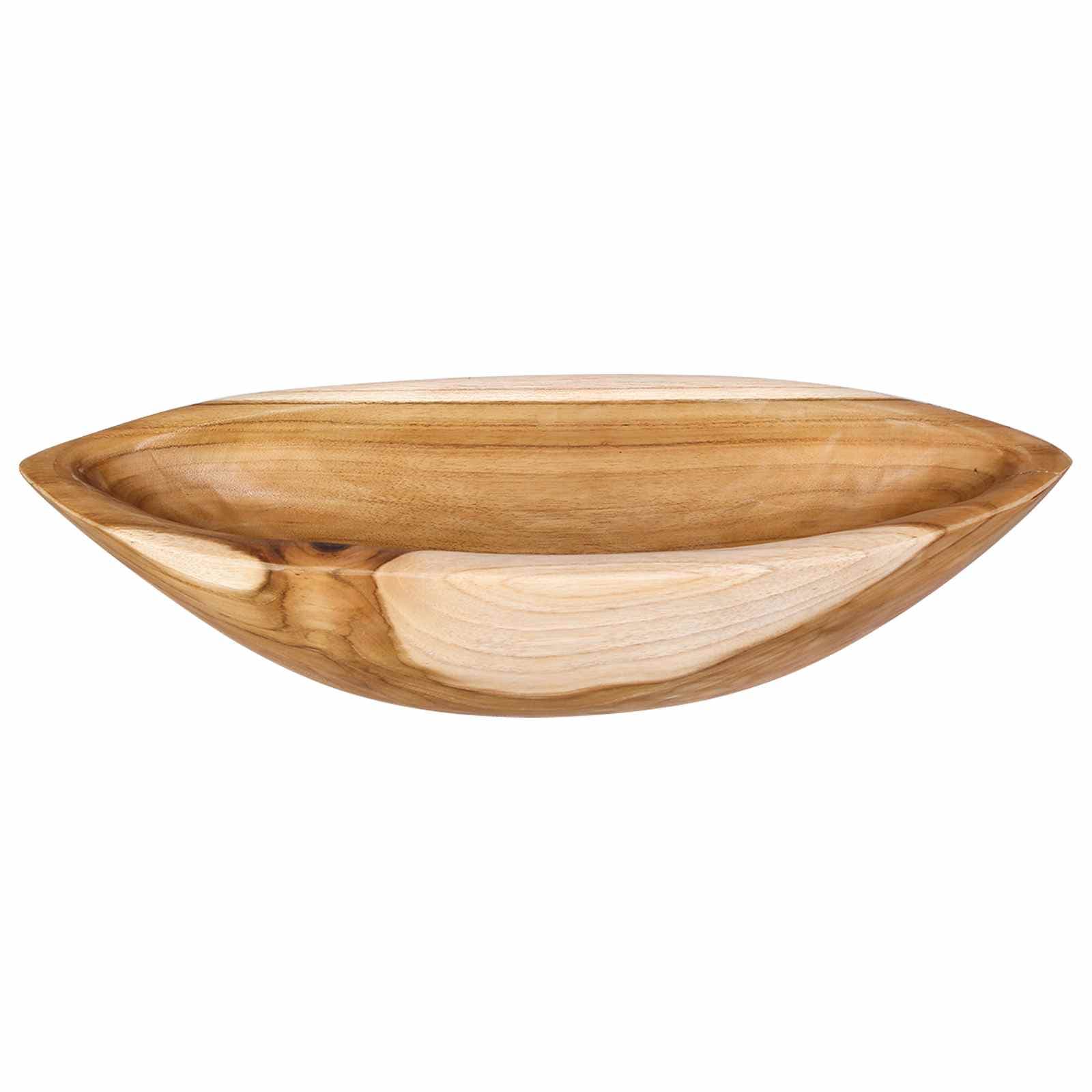 vidaXL Fruit Bowl JEPARA Teak Brown 46 x 16 x 11 cm