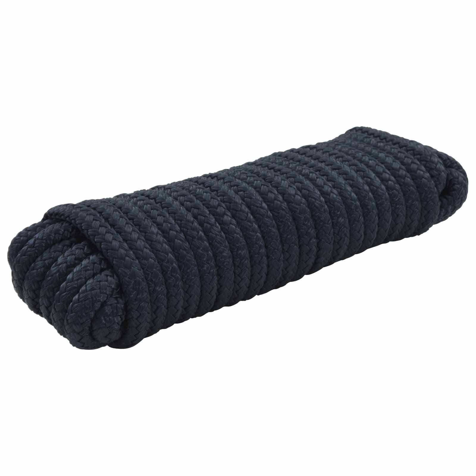 vidaXL Båtsnöre 16 mm 6 m Kungsblå Polyester