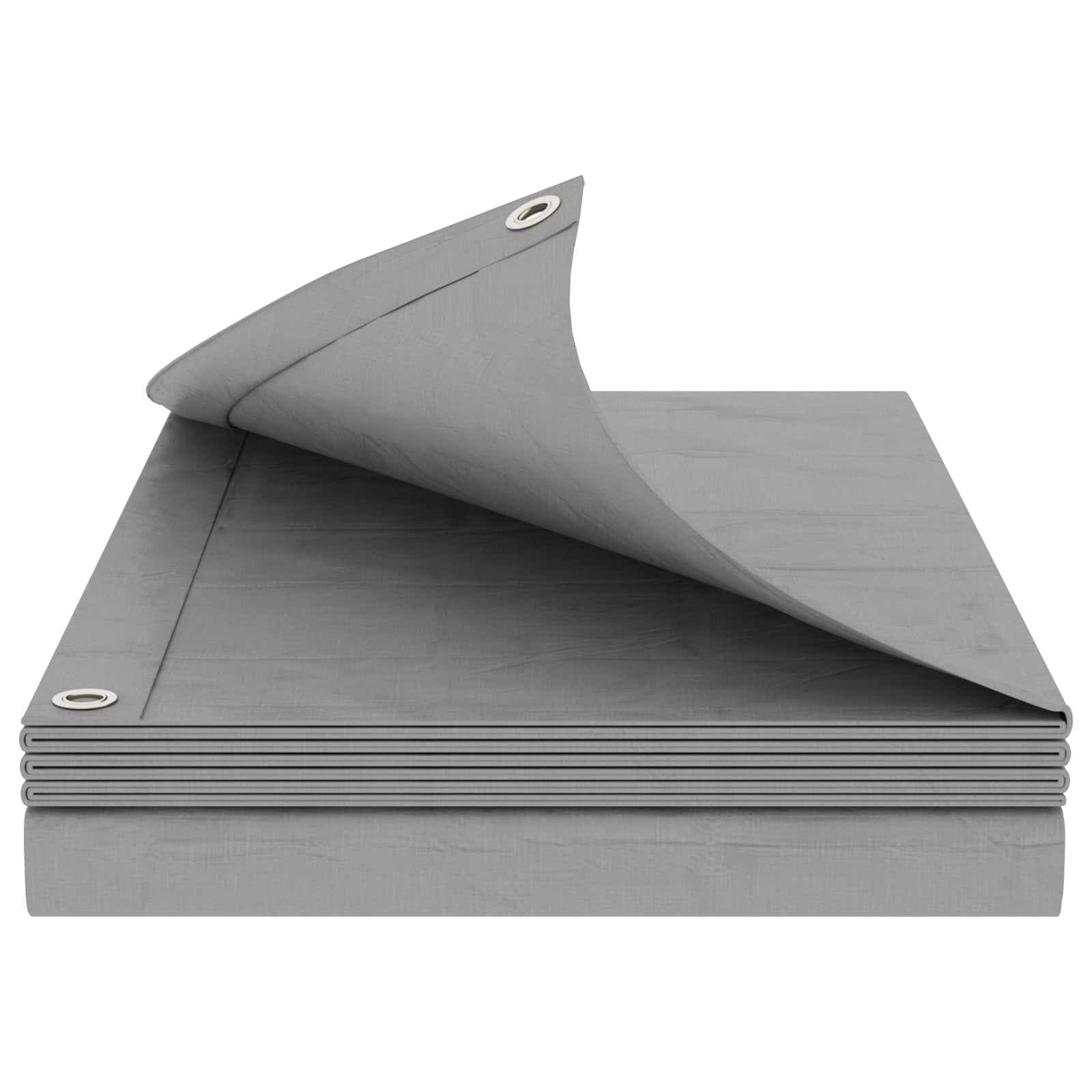 vidaXL Tarpaulin med öglor Ljusgrå 3 x 4 m 180 gsm PE