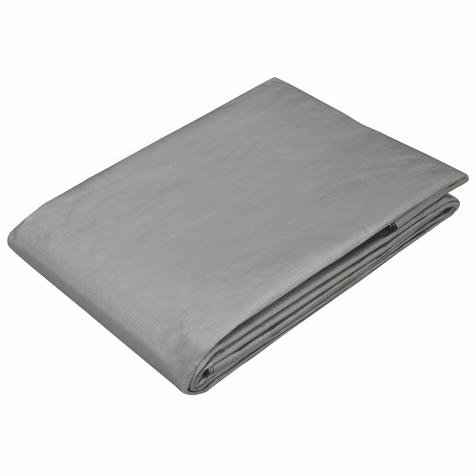 vidaXL Tarpaulin med öglor Ljusgrå 3 x 4 m 180 gsm PE