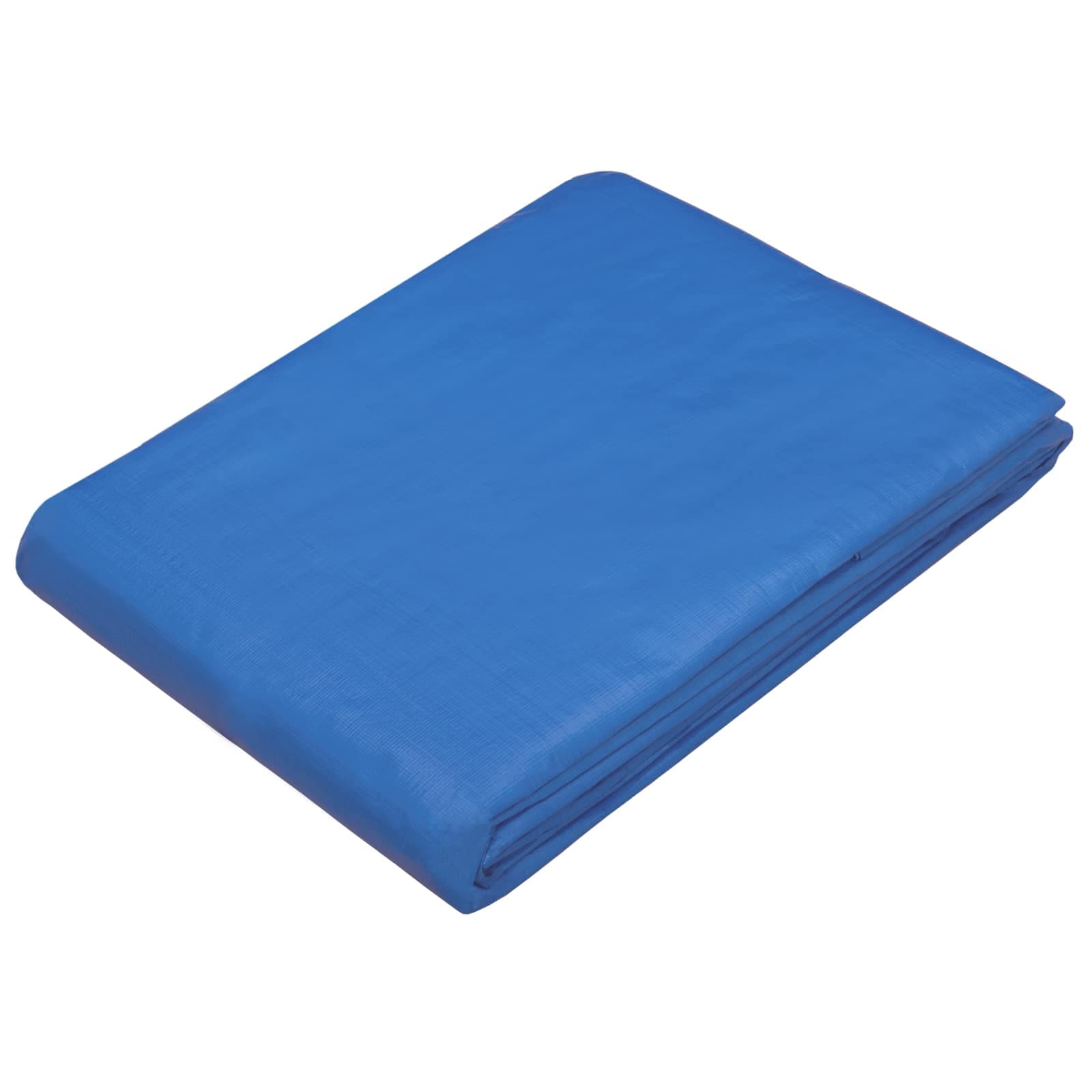 vidaXL Tarpaulin med öglor Blå 4 x 4 m 180 gsm PE