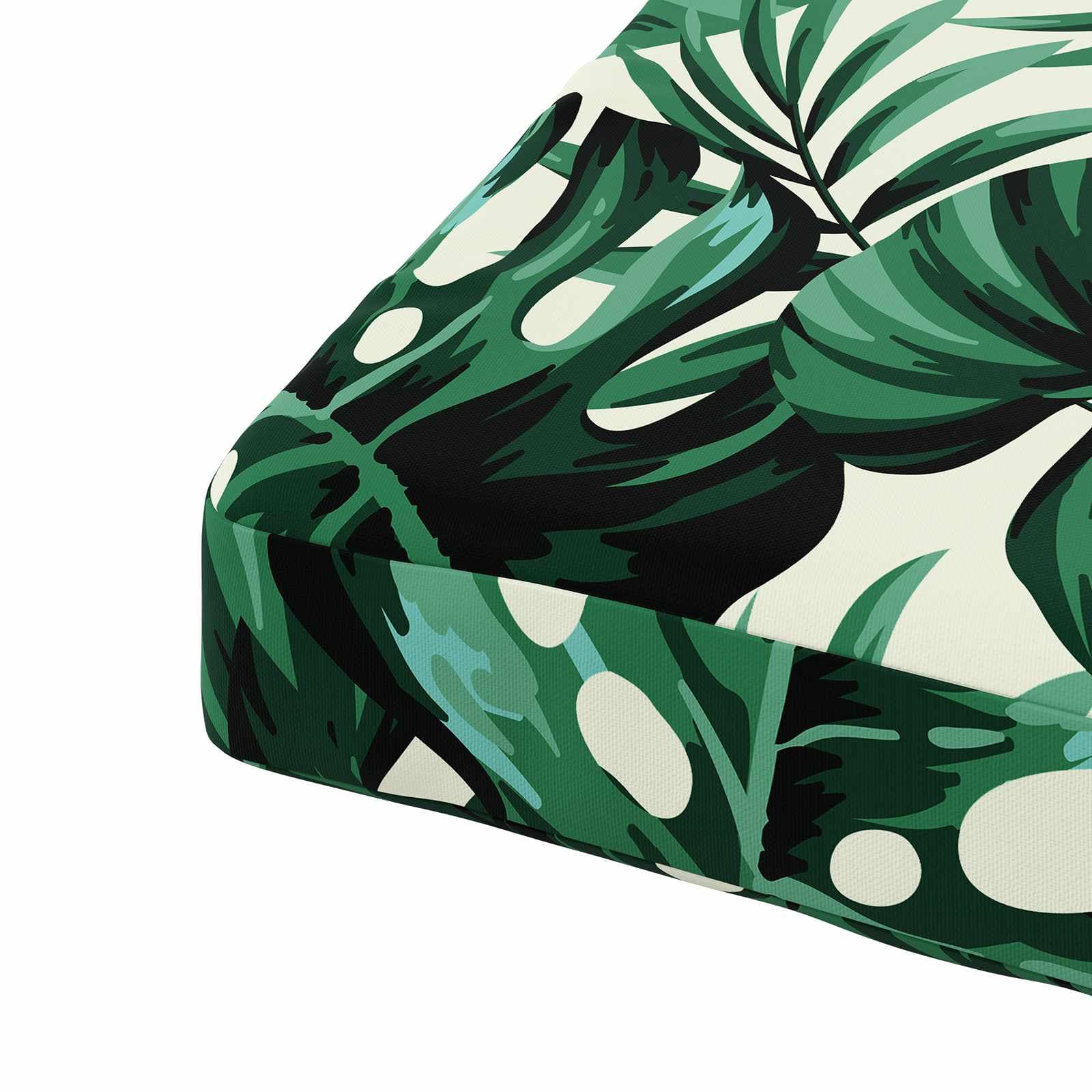 vidaXL 4-delade Sittdynor SOEST 4 st 100% Polyester Bladmönster