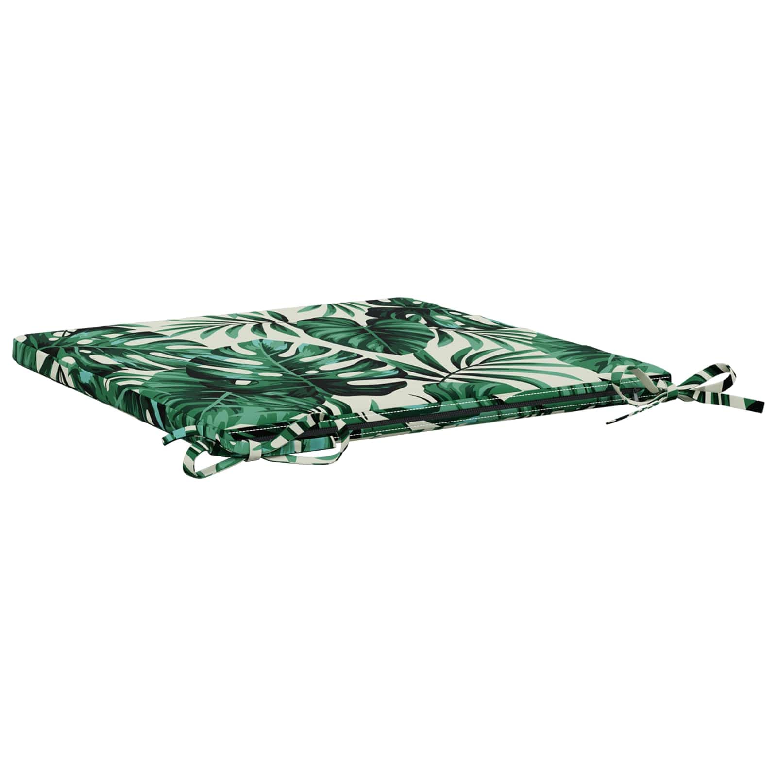 vidaXL 4-delade Sittdynor SOEST 4 st 100% Polyester Bladmönster