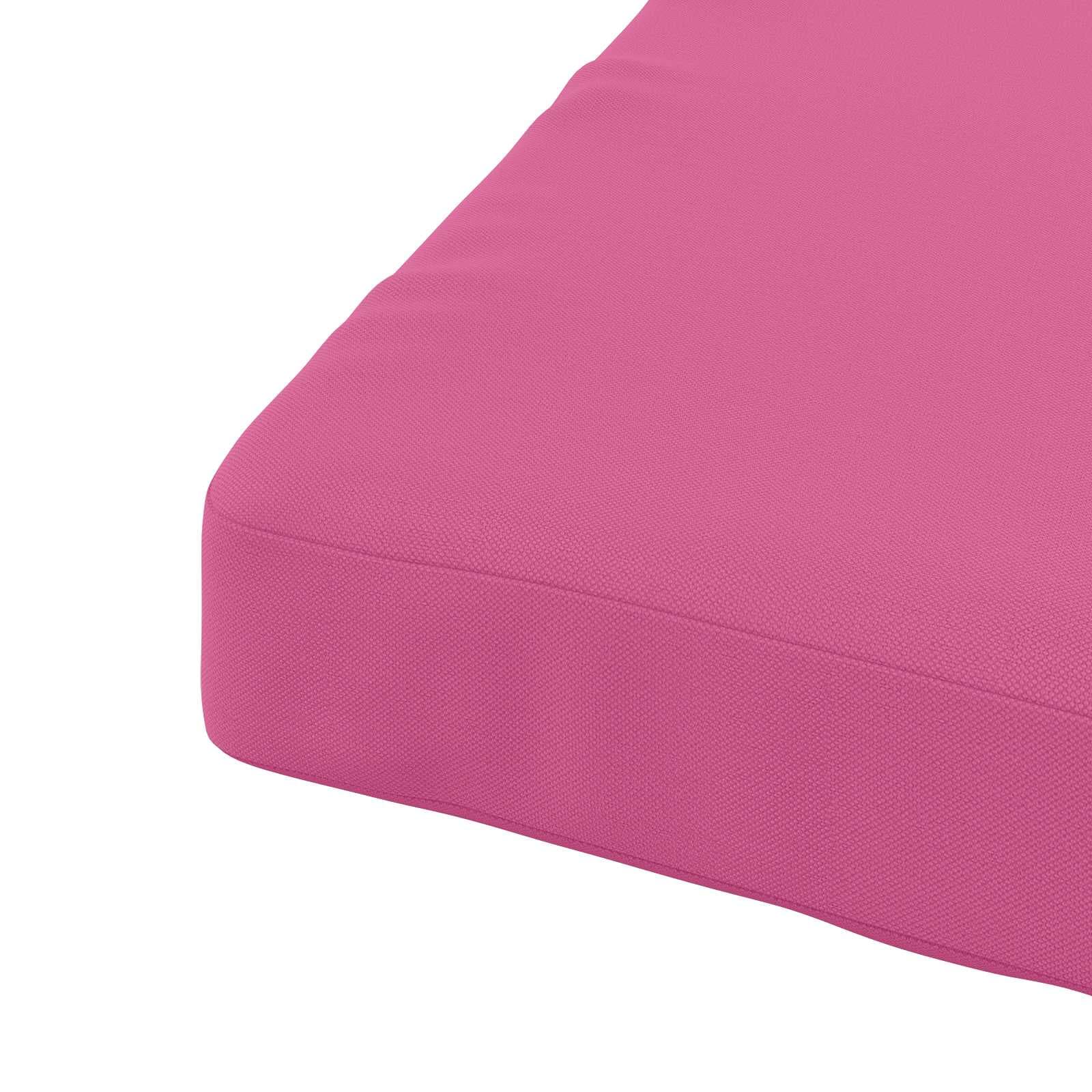 vidaXL 1-delad Sittdyna SOEST 100% Polyester Rosa 60 x 60 x 3 cm