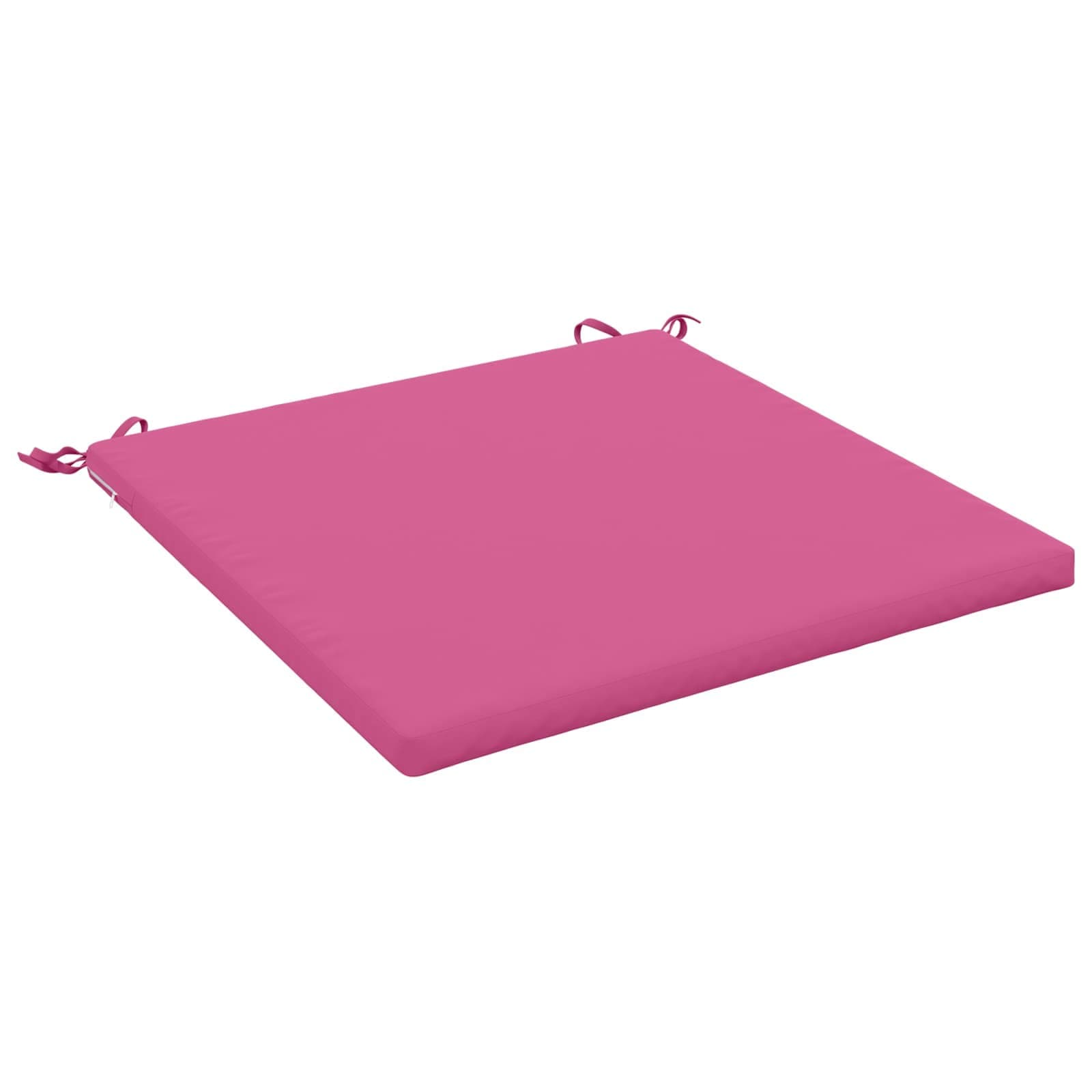 vidaXL 1-delad Sittdyna SOEST 100% Polyester Rosa 60 x 60 x 3 cm
