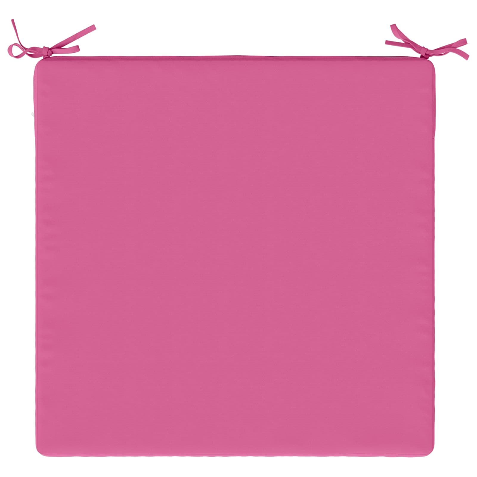 vidaXL 1-delad Sittdyna SOEST 100% Polyester Rosa 60 x 60 x 3 cm
