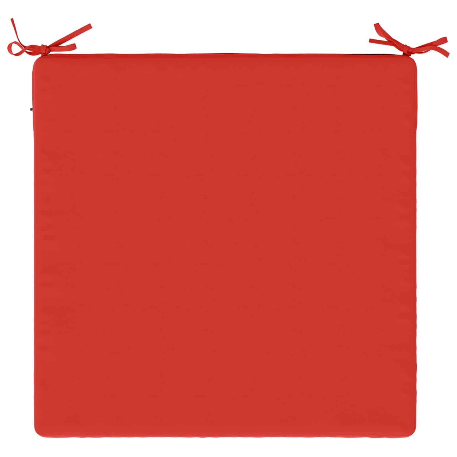 vidaXL 1-delad Sittdyna SOEST 100% Polyester Röd 80 x 80 x 3 cm