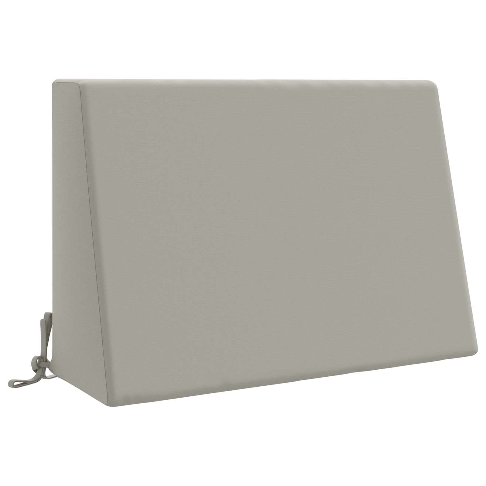 vidaXL Ryggkudde SOEST 100% Polyester Grå 60 x 20 x 40 cm