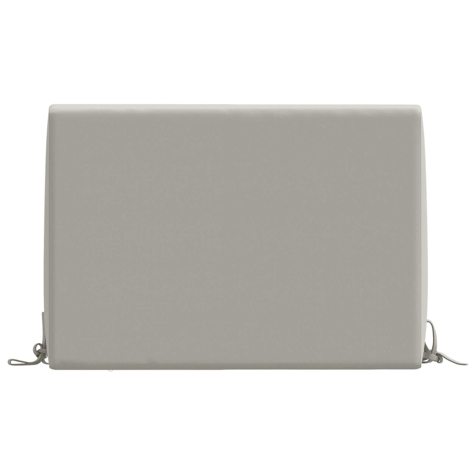 vidaXL Ryggkudde SOEST 100% Polyester Grå 60 x 20 x 40 cm