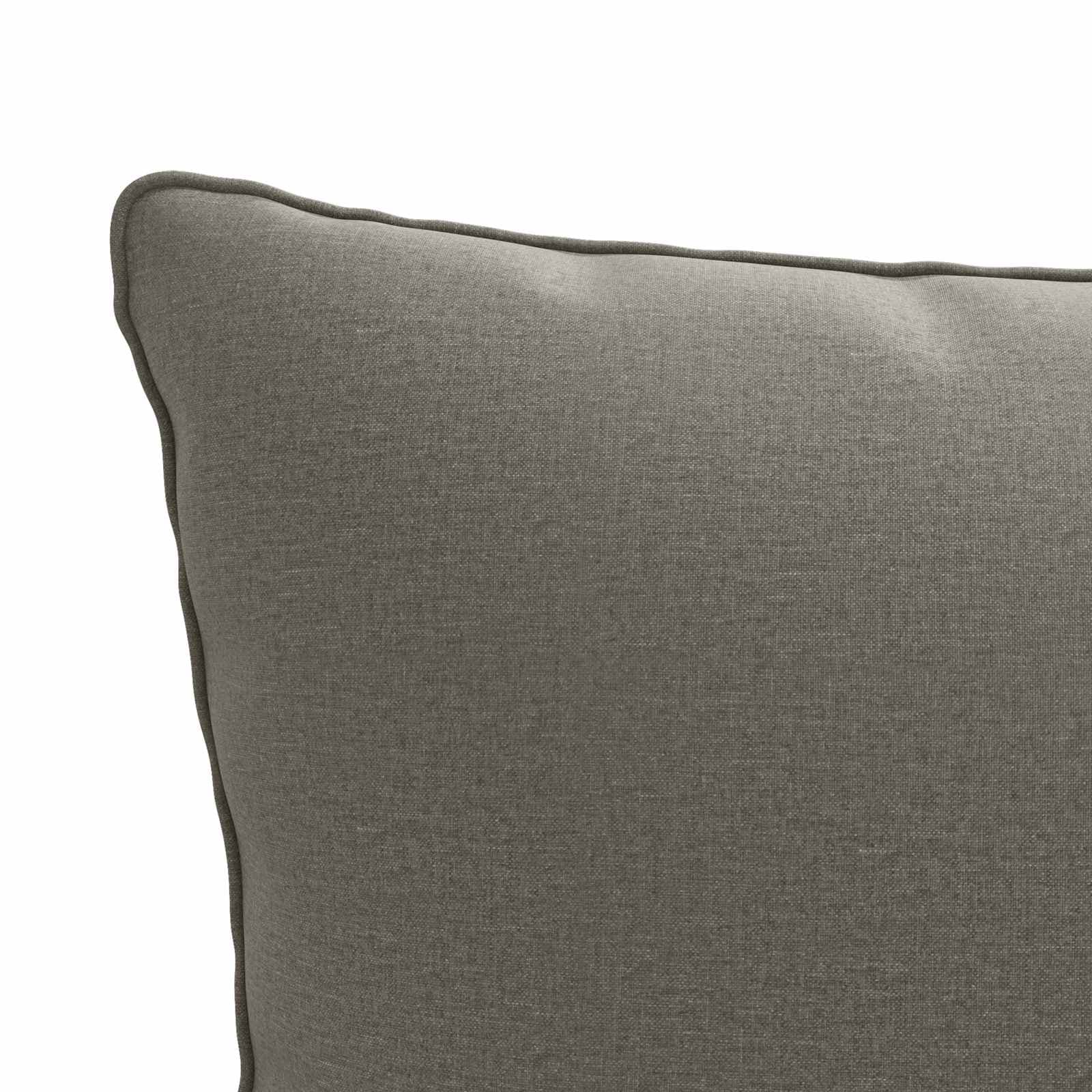 vidaXL 1-delad ryggkudde PUTTEN 100% Polyester Grå 50 x 40 x 15 cm
