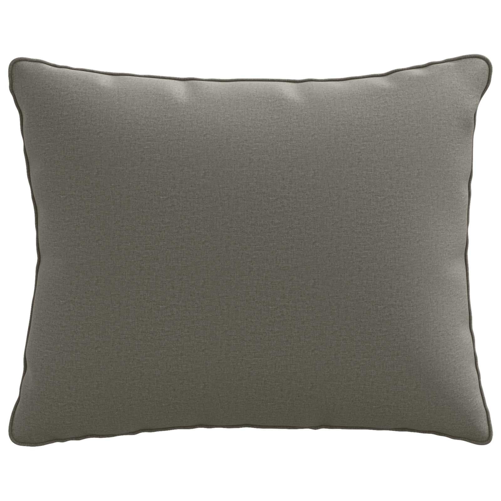 vidaXL 1-delad ryggkudde PUTTEN 100% Polyester Grå 50 x 40 x 15 cm