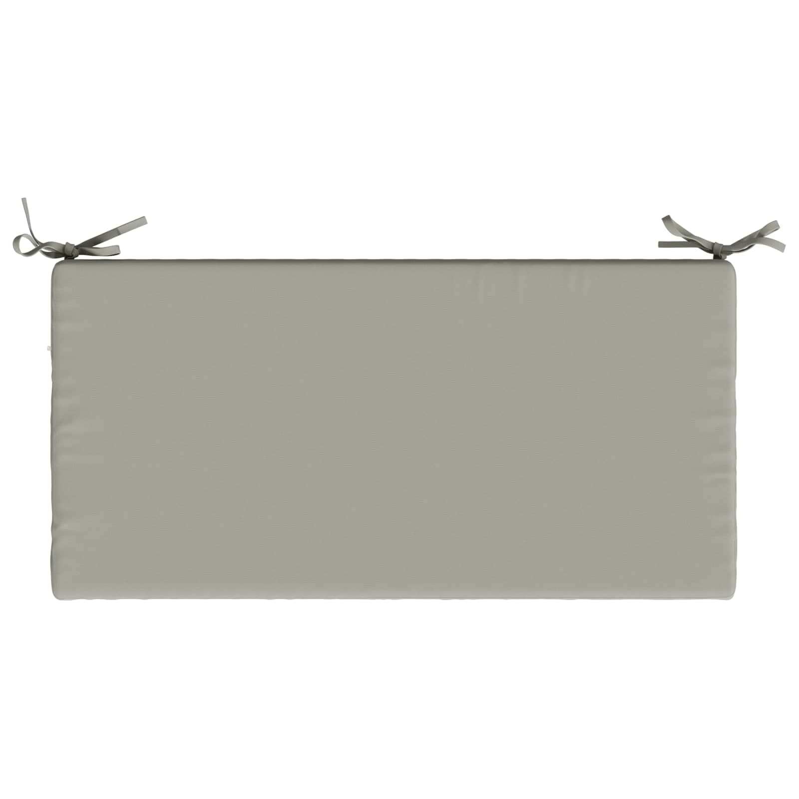 vidaXL 2-delade Bänk Kuddar SOEST 100% Polyester Grå 60 x 40 x 5 cm