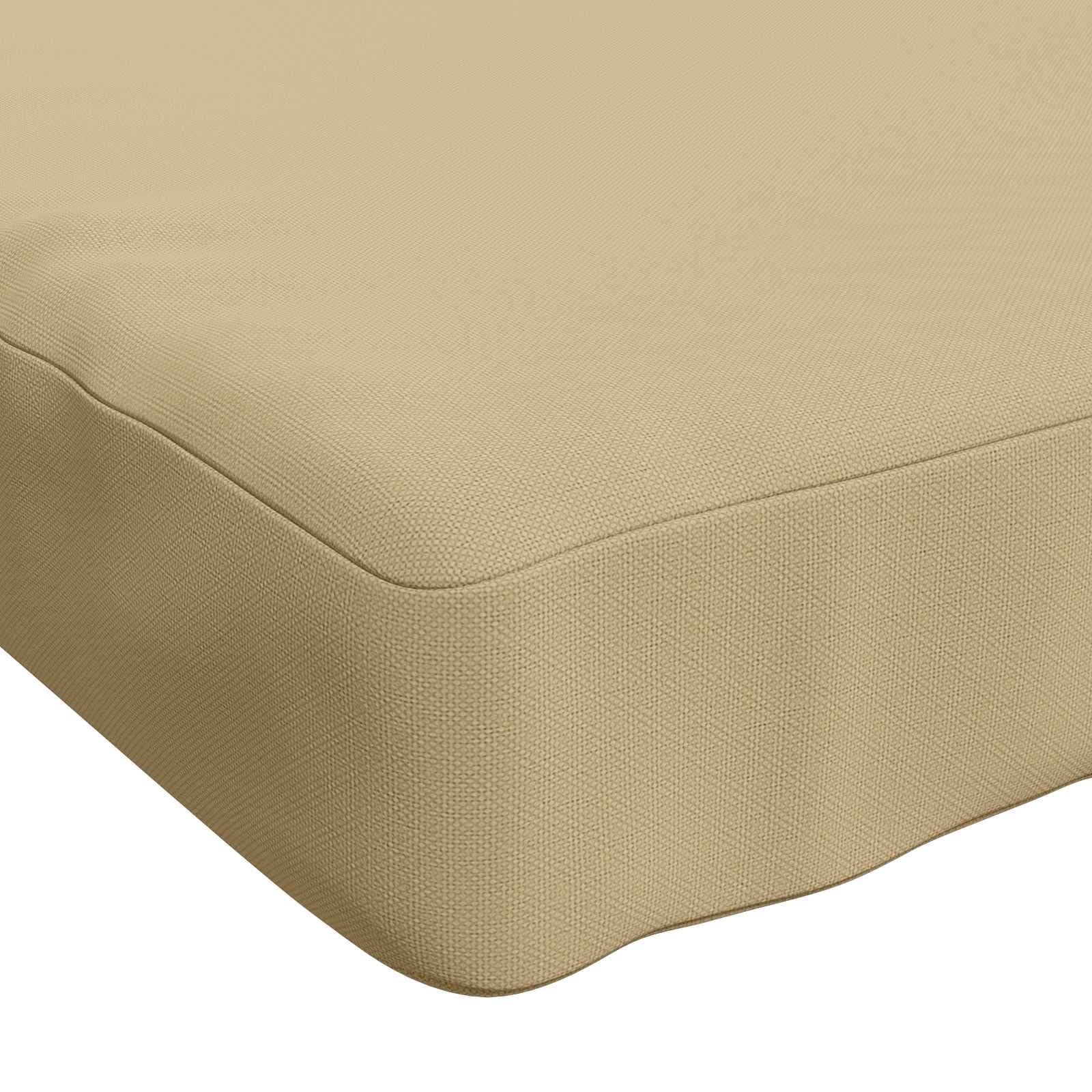 vidaXL Bänk kudde SOEST 100% Polyester Beige 120 x 40 x 5 cm
