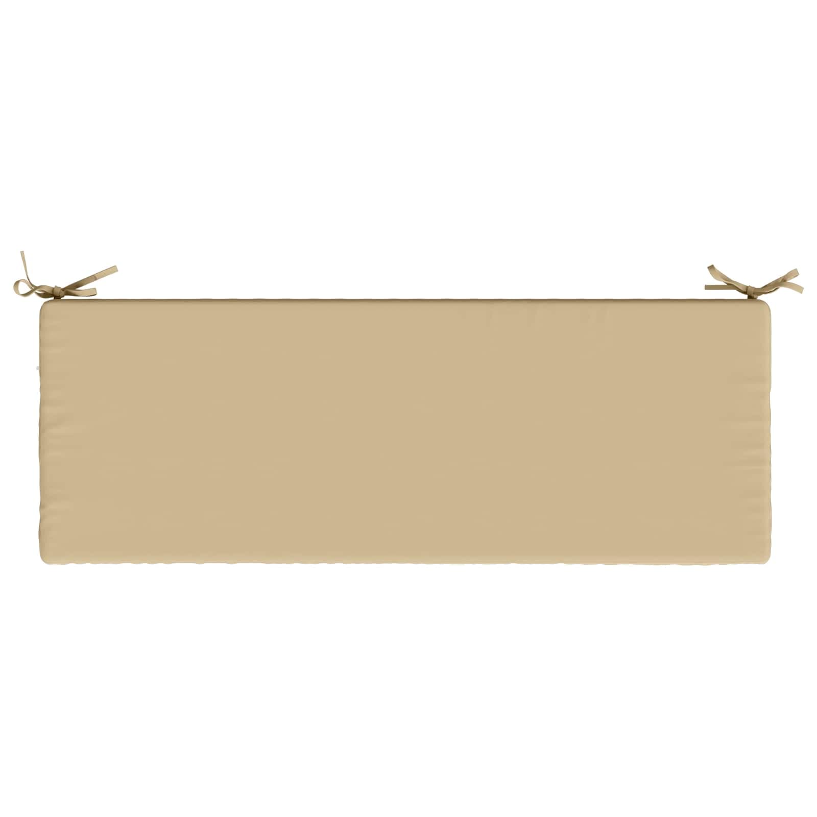 vidaXL Bänk kudde SOEST 100% Polyester Beige 120 x 40 x 5 cm