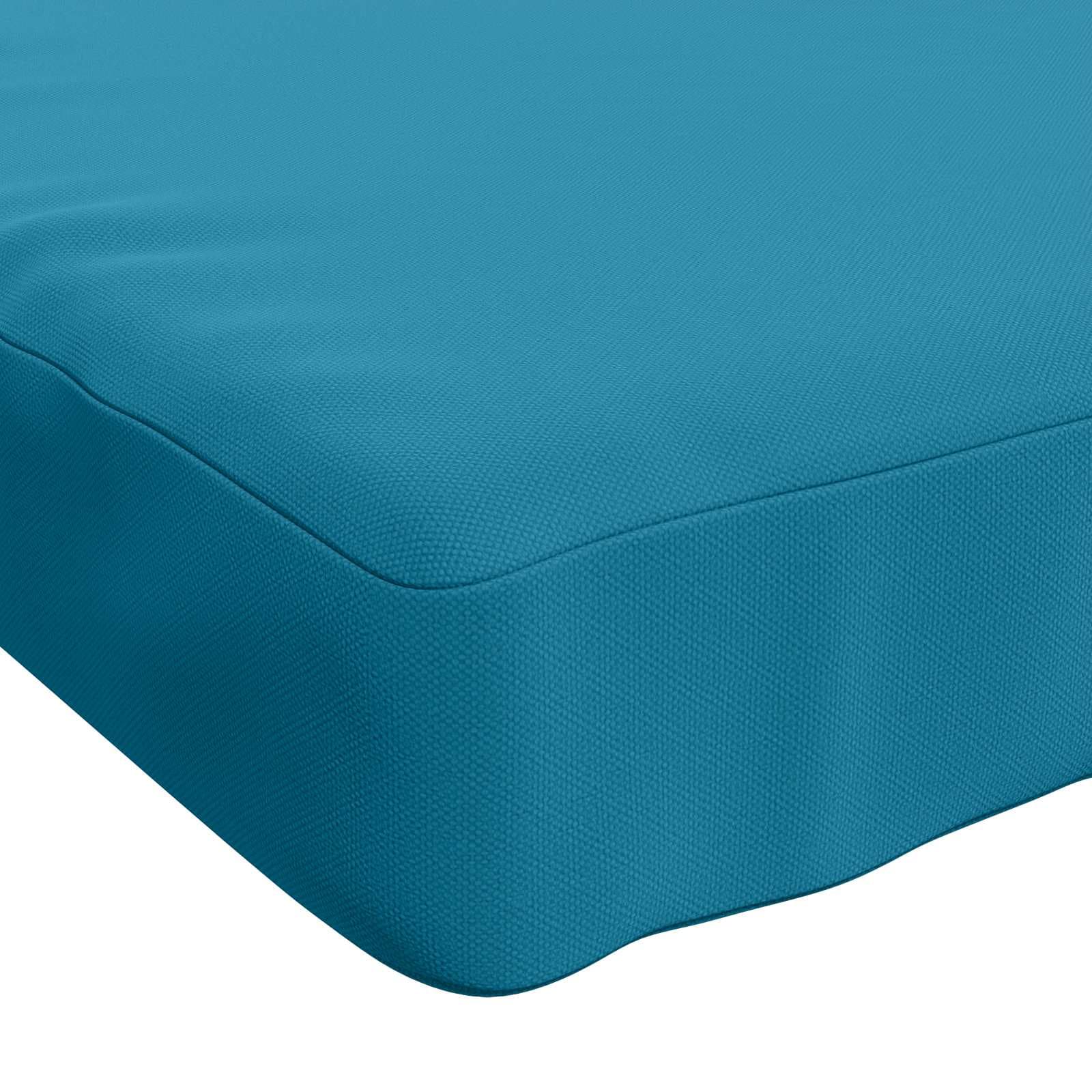 vidaXL Bänk kudde SOEST 100% Polyester Ljusblå 120 x 50 x 5 cm