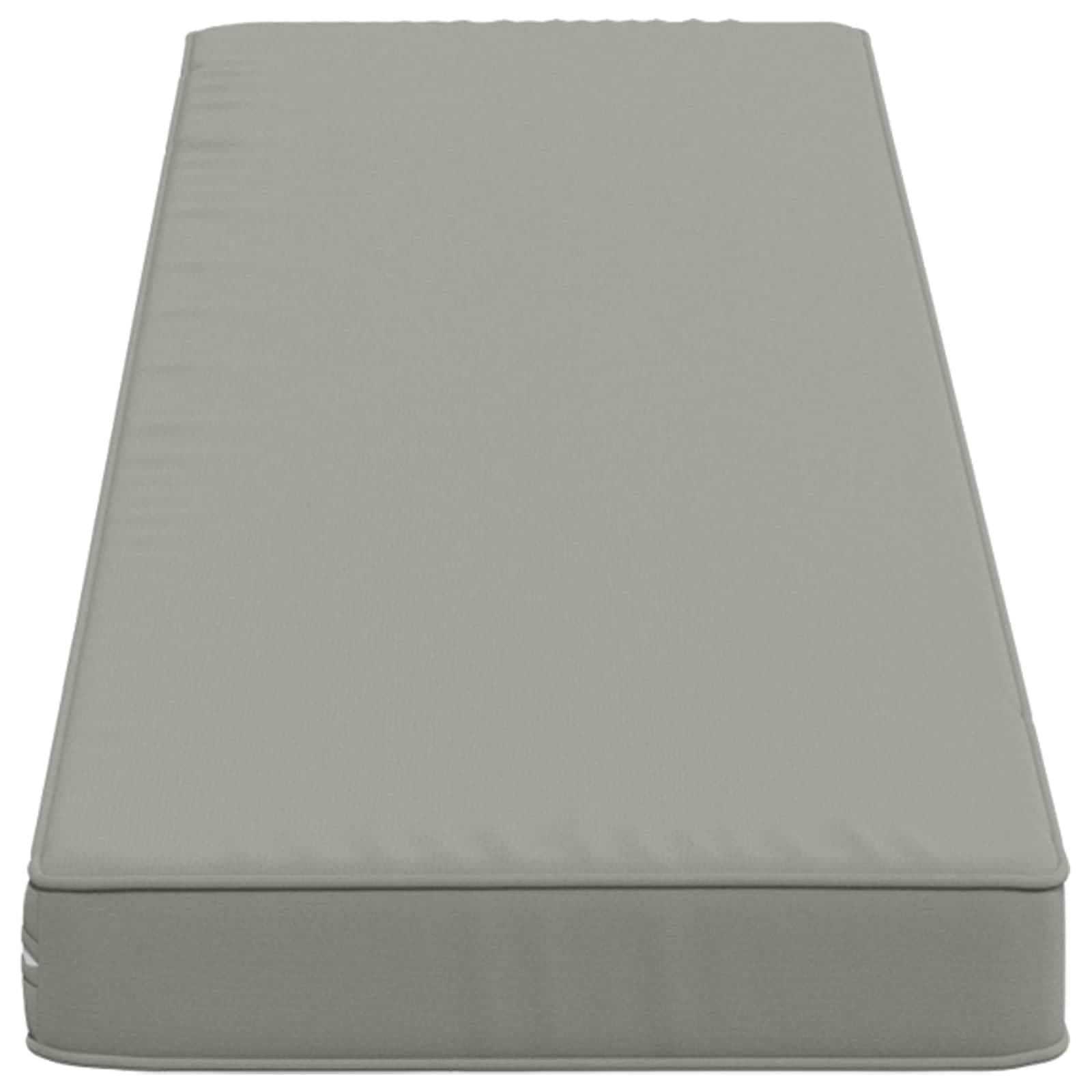 vidaXL 1-delad Bänk Kudde VUGHT 100% Polyester Grå 110 x 30 x 5 cm