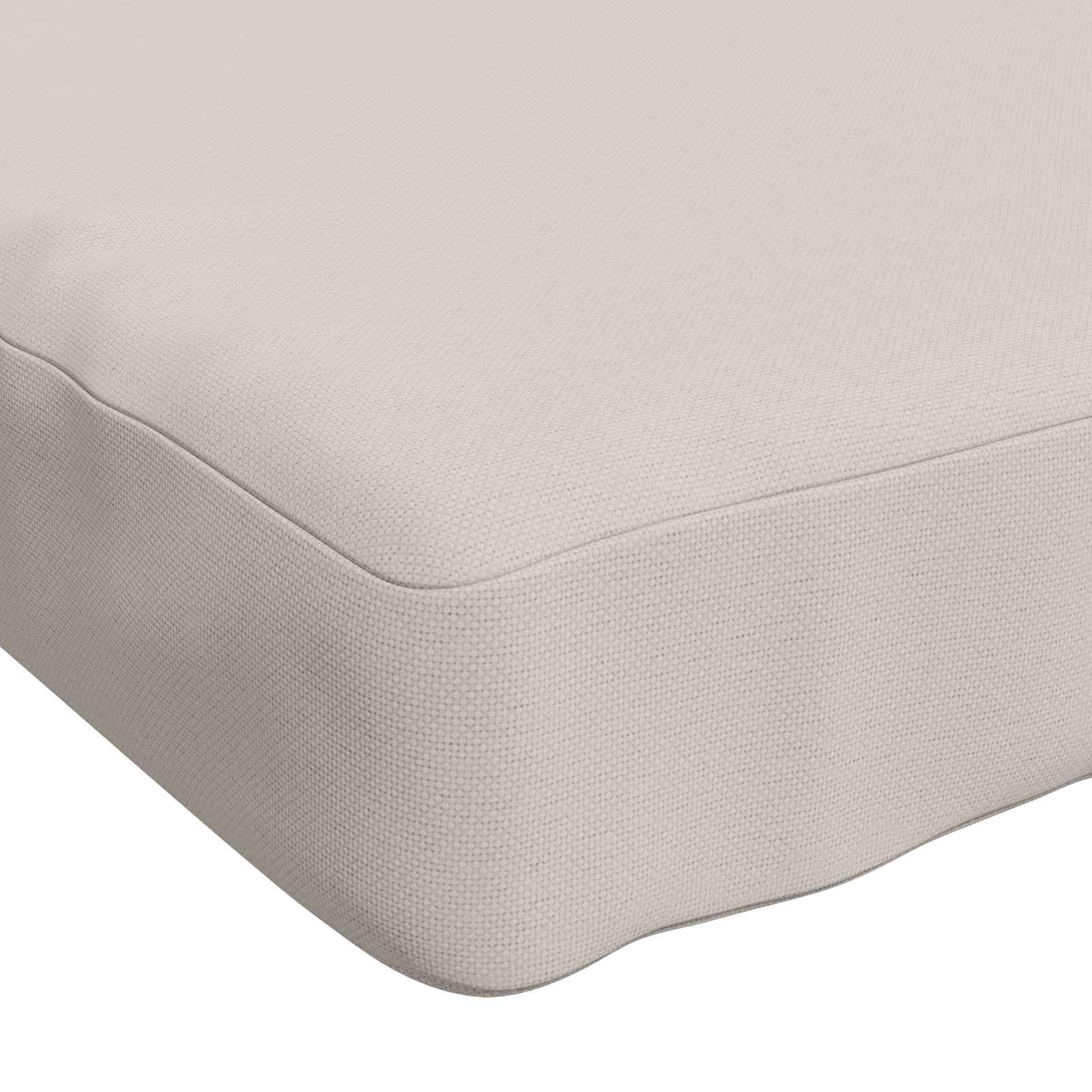 vidaXL 1-delad Bänk Kudde VUGHT 100% Polyester Vit 140 x 30 x 5 cm