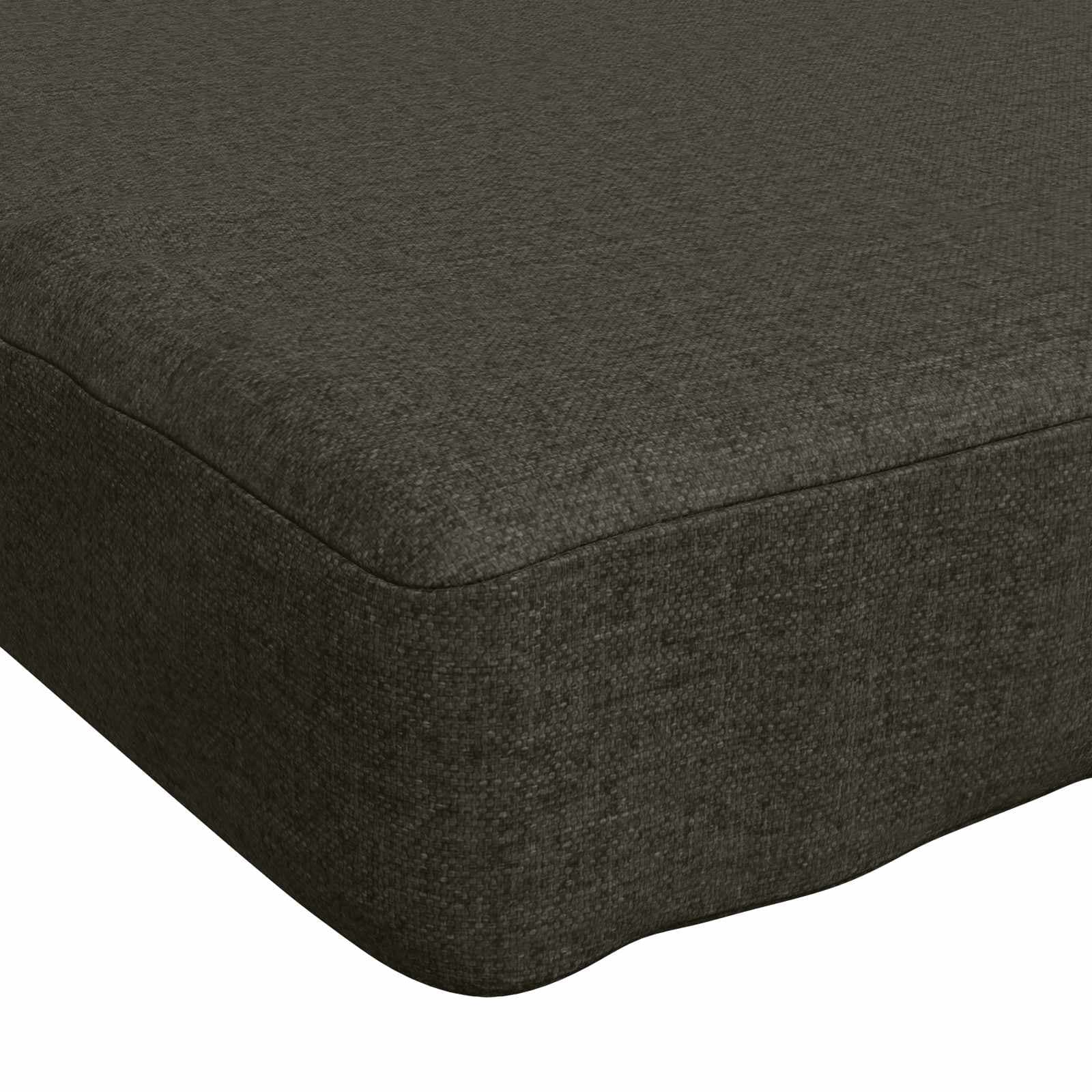 vidaXL 1-delad Bänk Kudde VUGHT 100% Polyester Antracit 60 x 50 x 5 cm