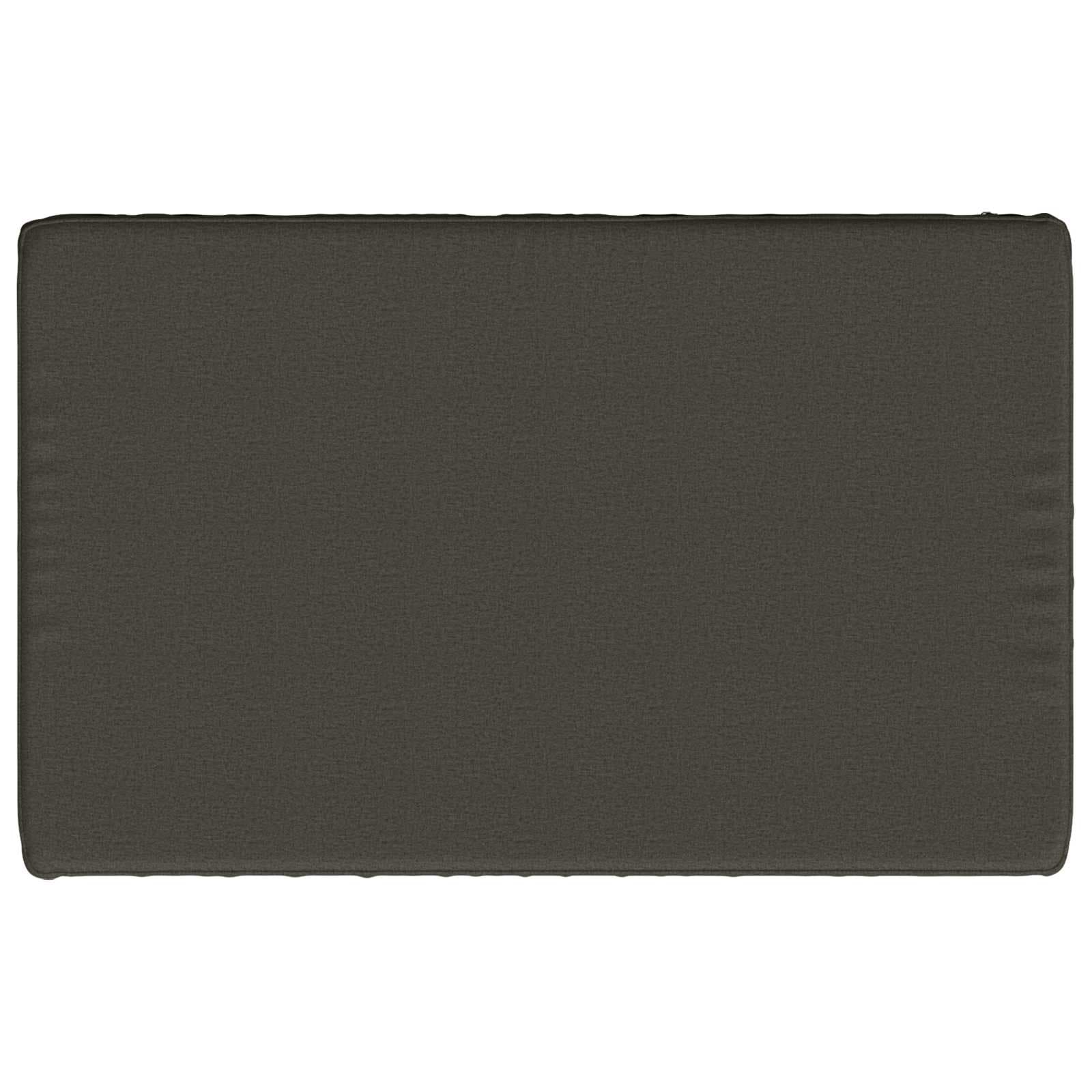 vidaXL 1-delad Bänk Kudde VUGHT 100% Polyester Antracit 60 x 50 x 5 cm