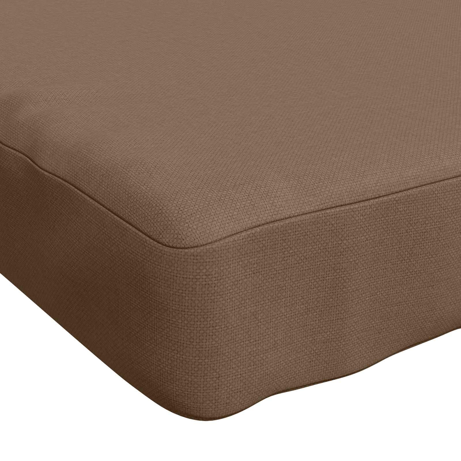 vidaXL 1-delad Bänk Kudde VUGHT 100% Polyester Taupe 80 x 50 x 5 cm