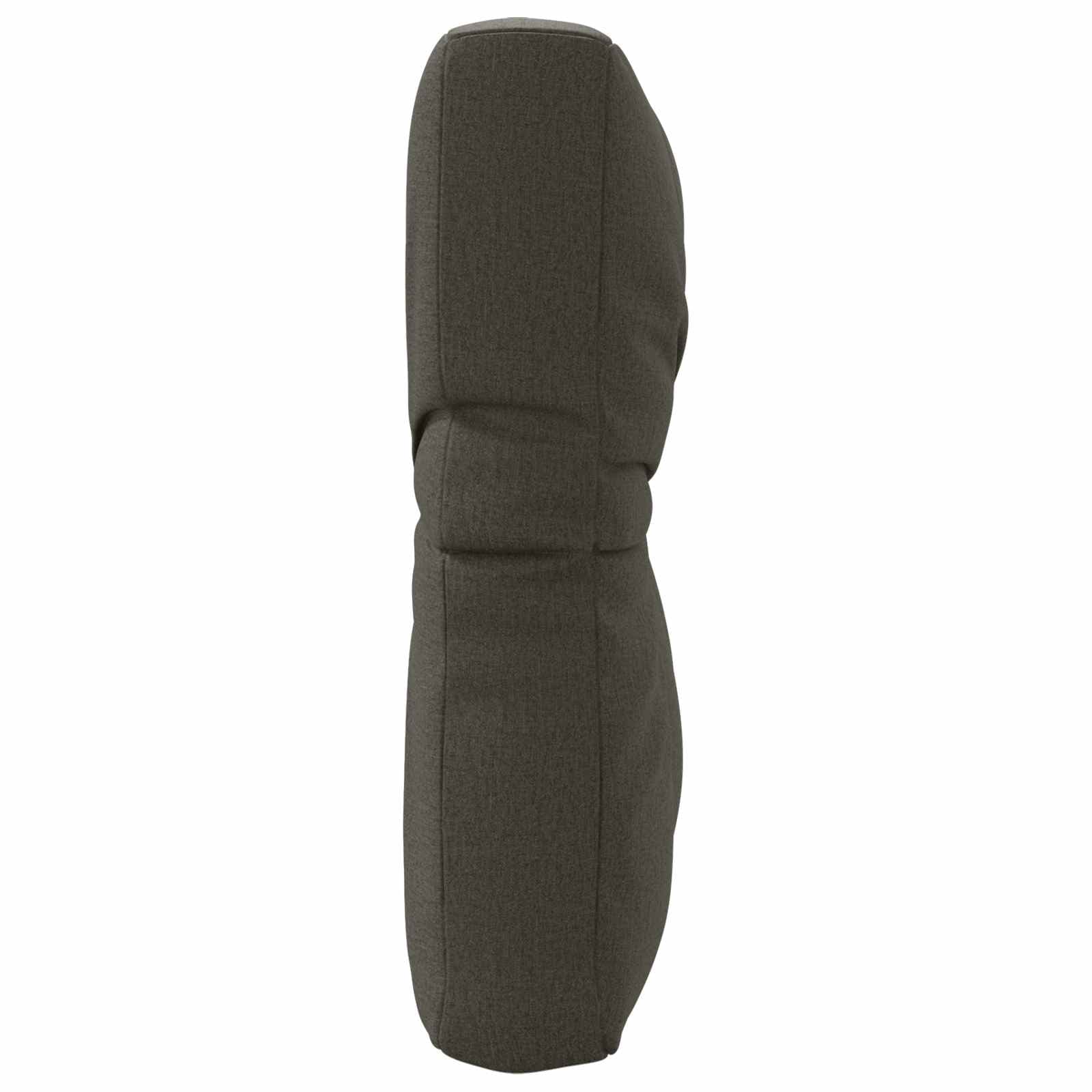 vidaXL Pallryggkudde VIANEN 100% Polyester Antracit 70 x 50 x 12 cm