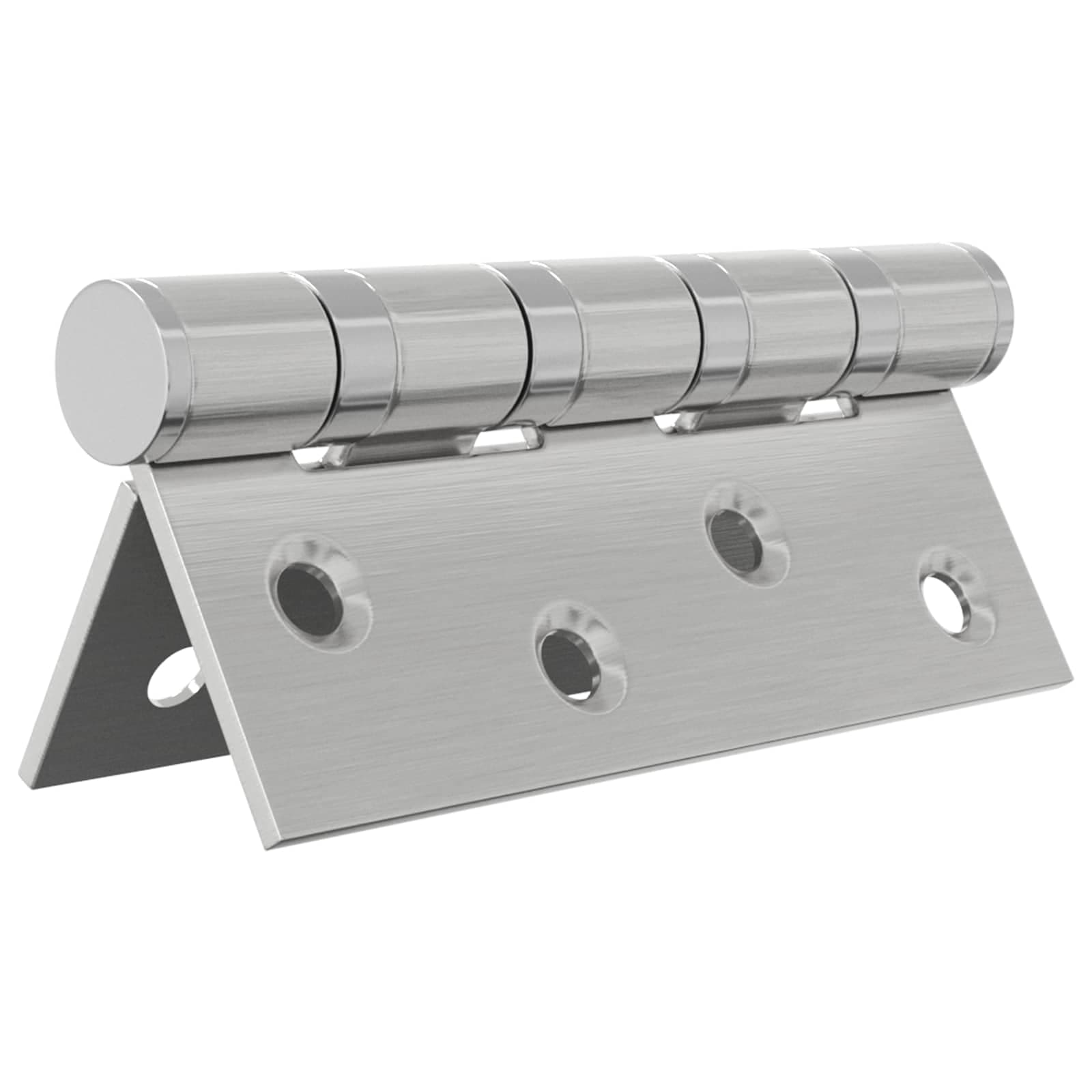 vidaXL Gångjärn 4 st 100 x 78 x 13 mm Silver Stål