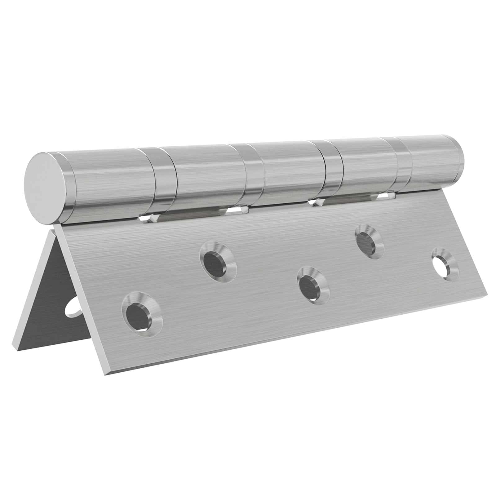 vidaXL Gångjärn 4 st 125 x 75 x 13 mm Silver Stål