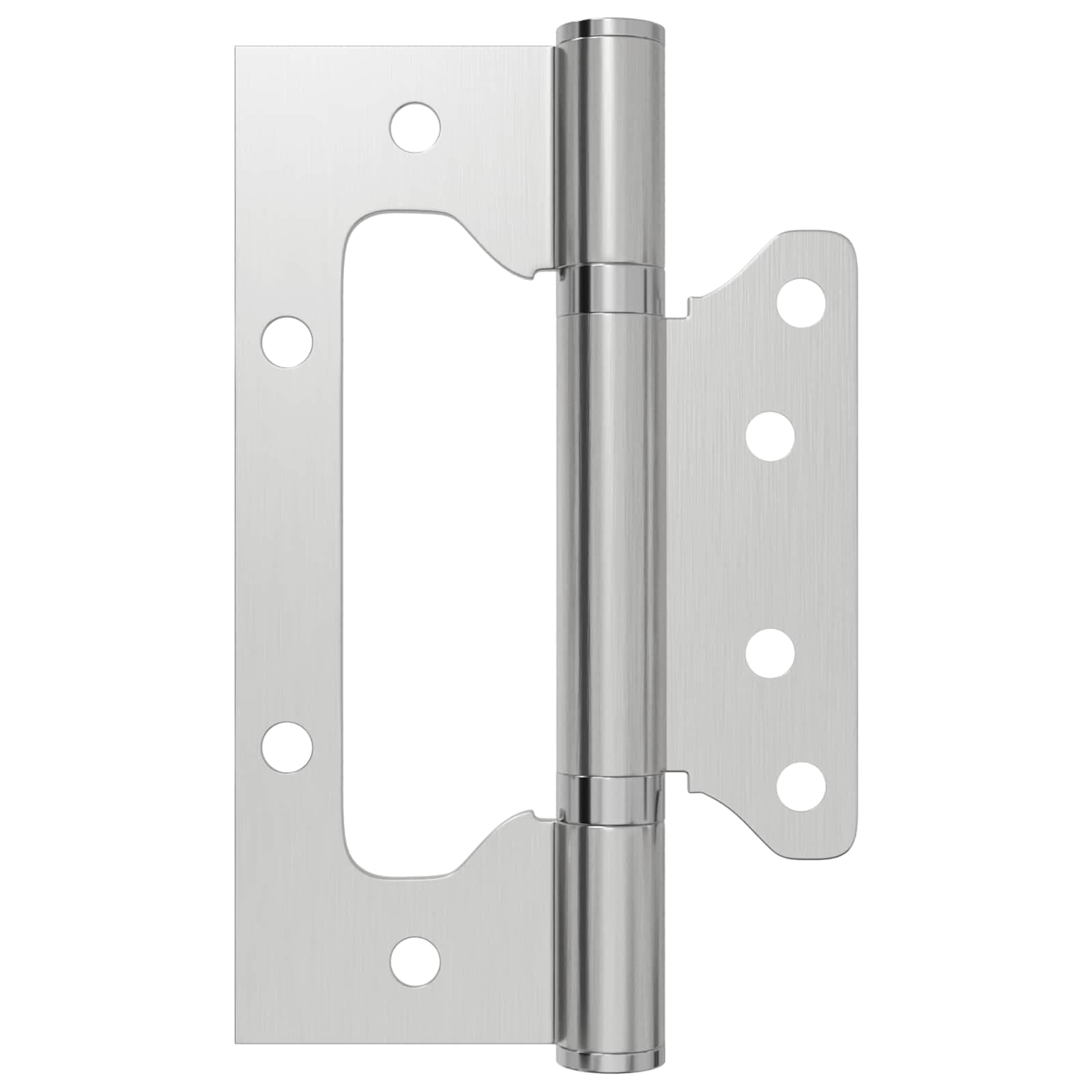 vidaXL Gångjärn 4 st 125 x 78 x 13 mm Silver Stål