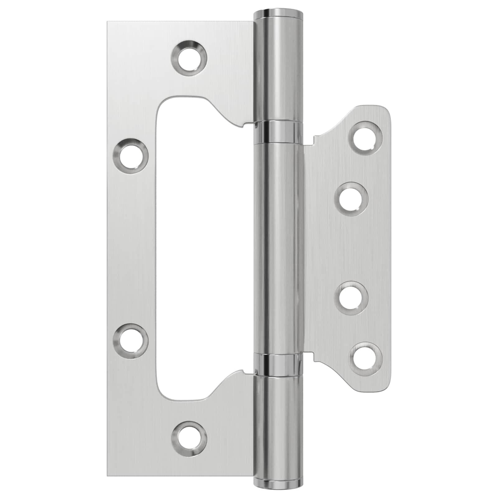 vidaXL Gångjärn 4 st 125 x 78 x 13 mm Silver Stål