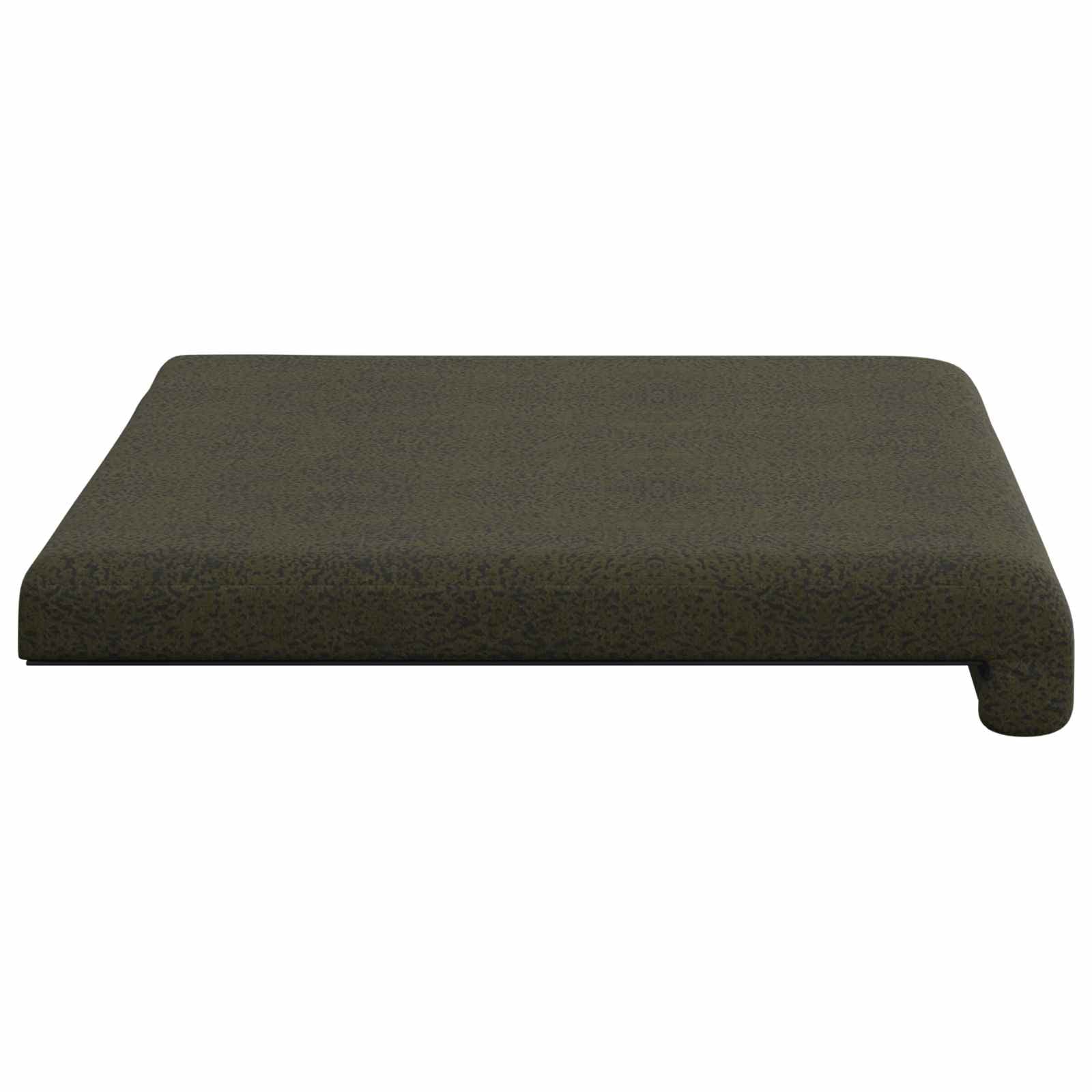 vidaXL Bänk kudde Faux mockatyg Armégrön Djup 35 cm
